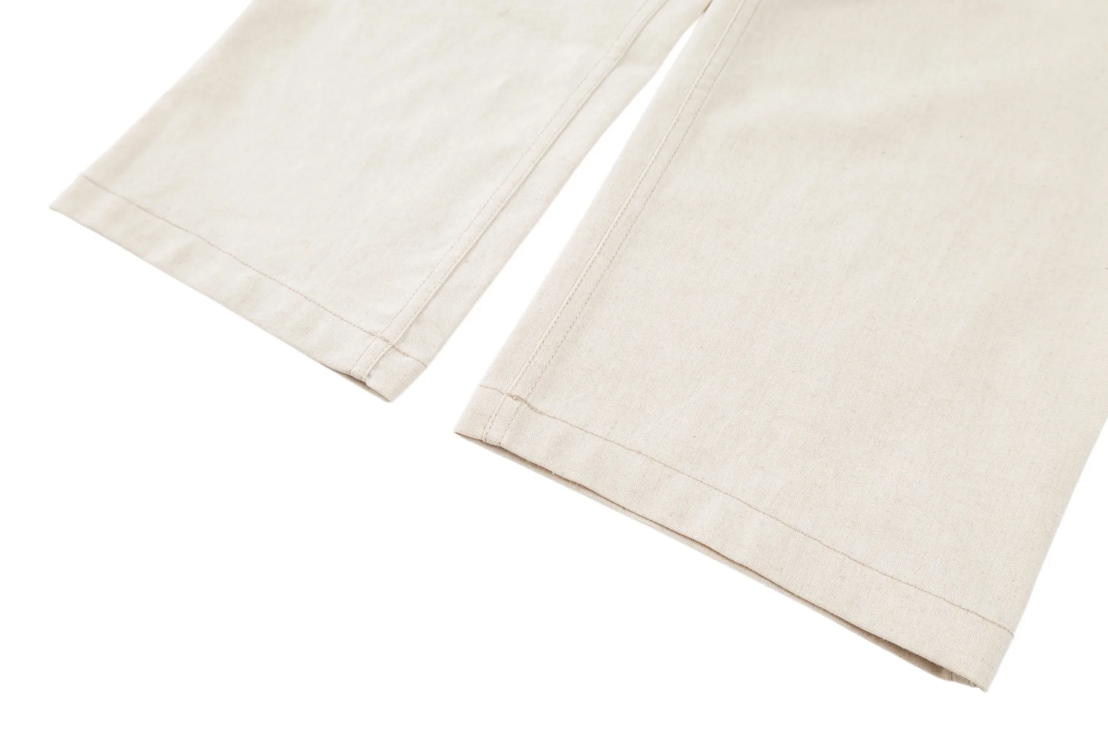Straight-Leg Cotton and Linen-Blend Trousers D31022502 — view 8