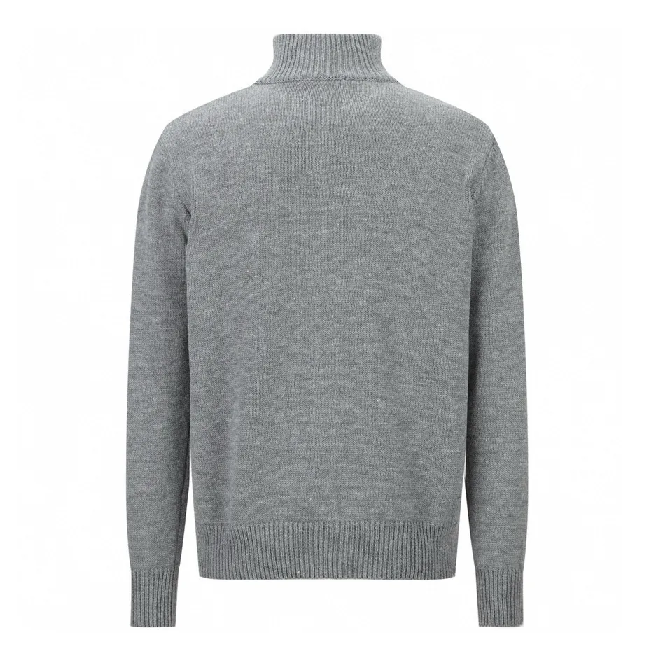 Logo-Embroidered Merino Wool Zip-Up Cardigan D31022479 — view 2