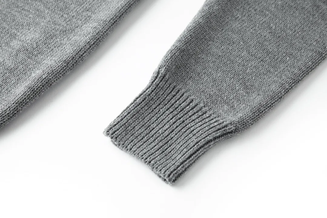 Logo-Embroidered Merino Wool Zip-Up Cardigan D31022479 — view 7