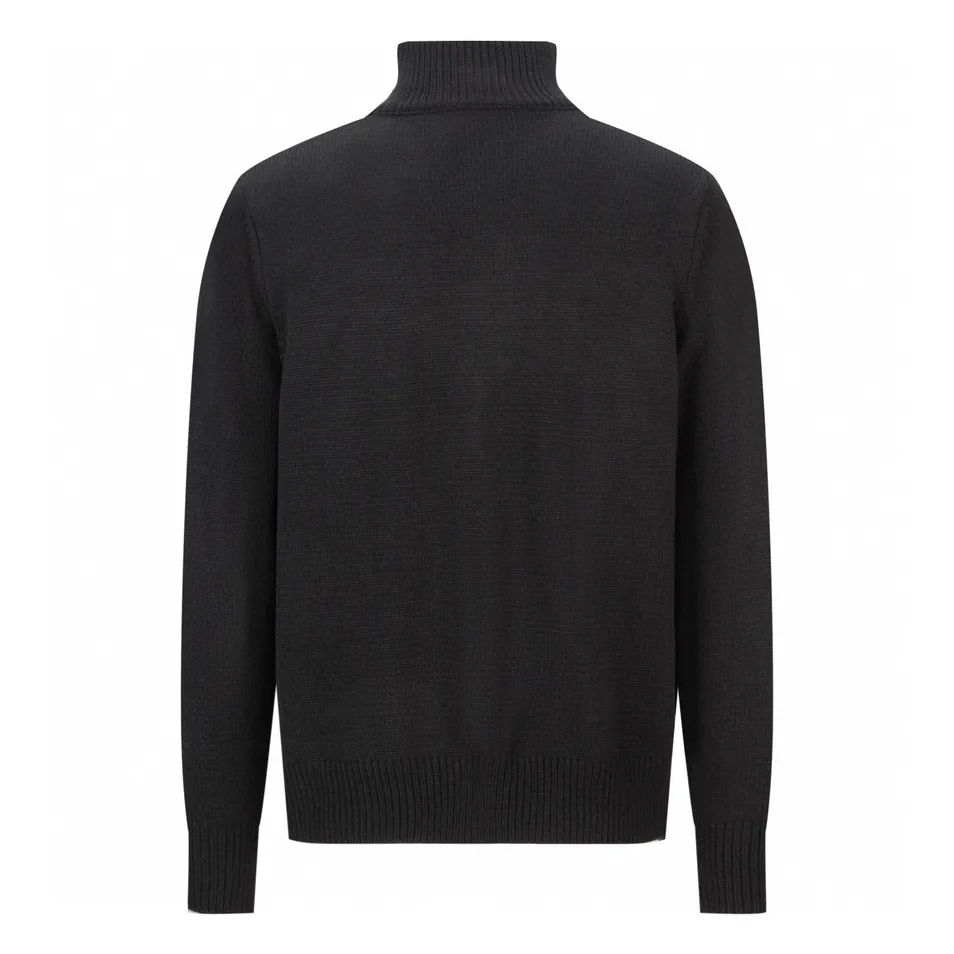 Logo-Embroidered Wool-Blend Zip-Up Cardigan D31022480 — view 2