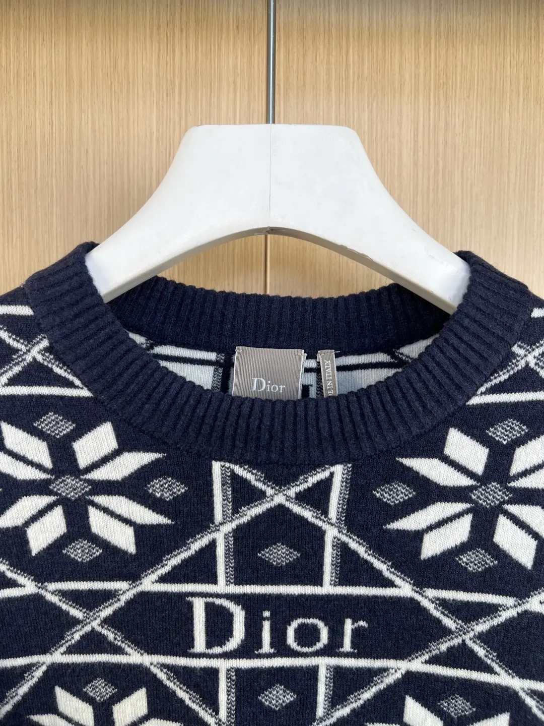 Dior Ski Capsule Floral Diamond Jacquard Sweater D31520533 — view 3