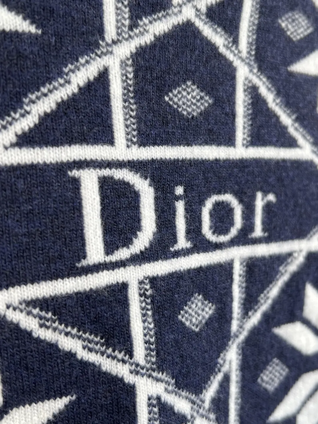 Dior Ski Capsule Floral Diamond Jacquard Sweater D31520533 — view 4