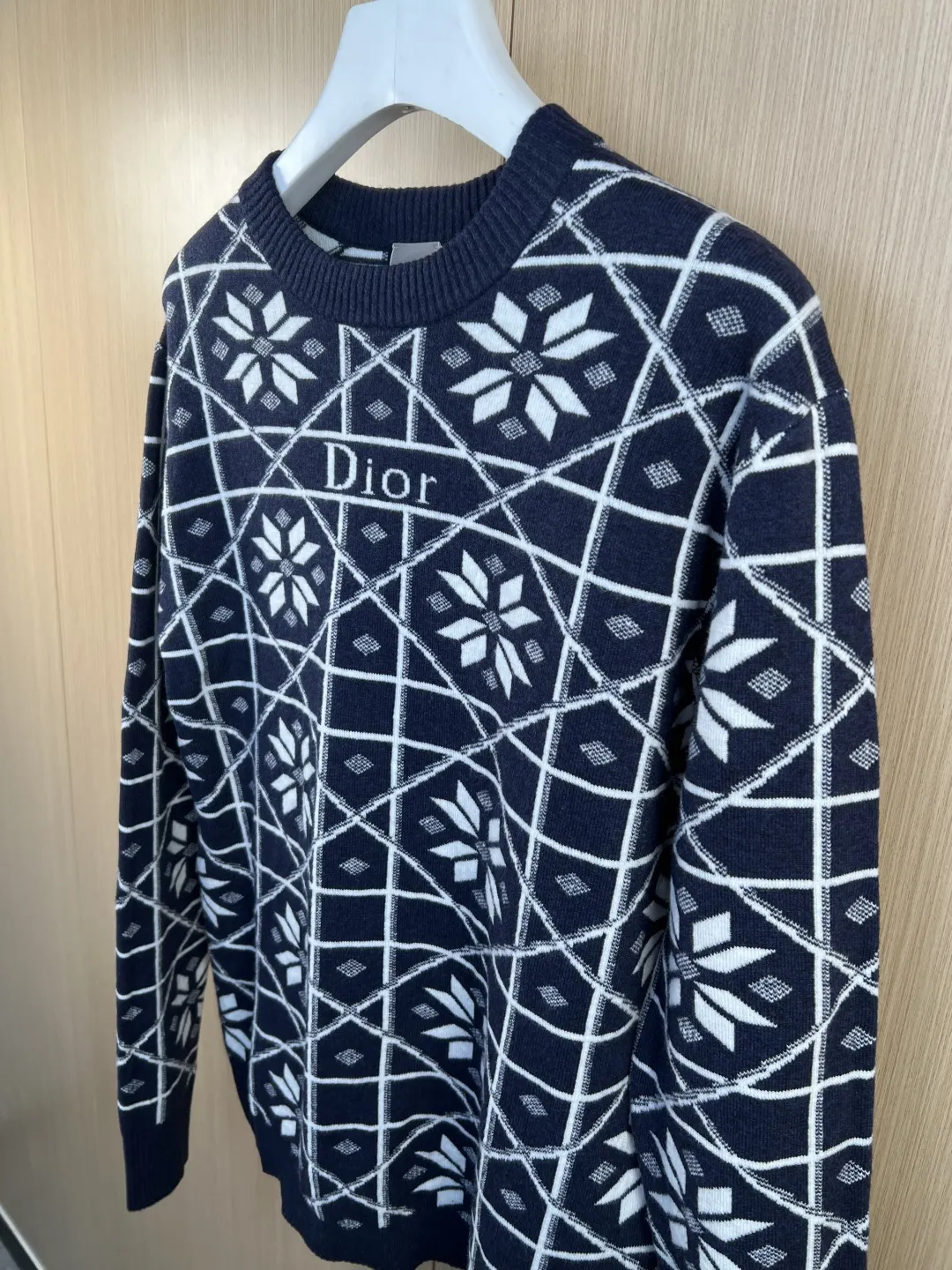 Dior Ski Capsule Floral Diamond Jacquard Sweater D31520533 — view 5
