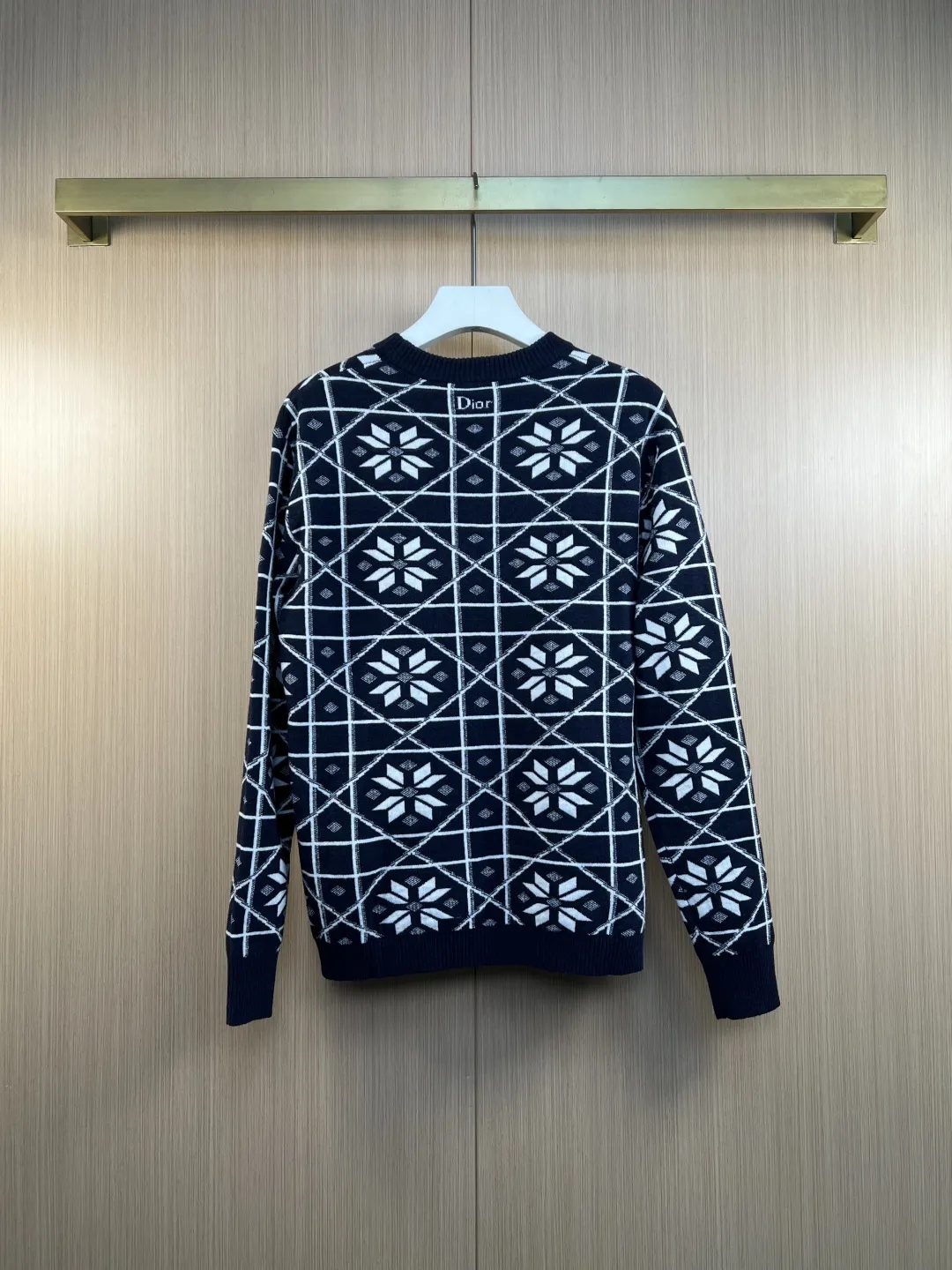 Dior Ski Capsule Floral Diamond Jacquard Sweater D31520533 — view 7