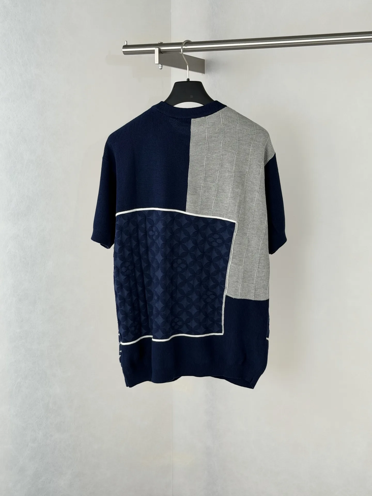 Monogram Patchwork Jacquard Knit T-Shirt D31518720 — view 2