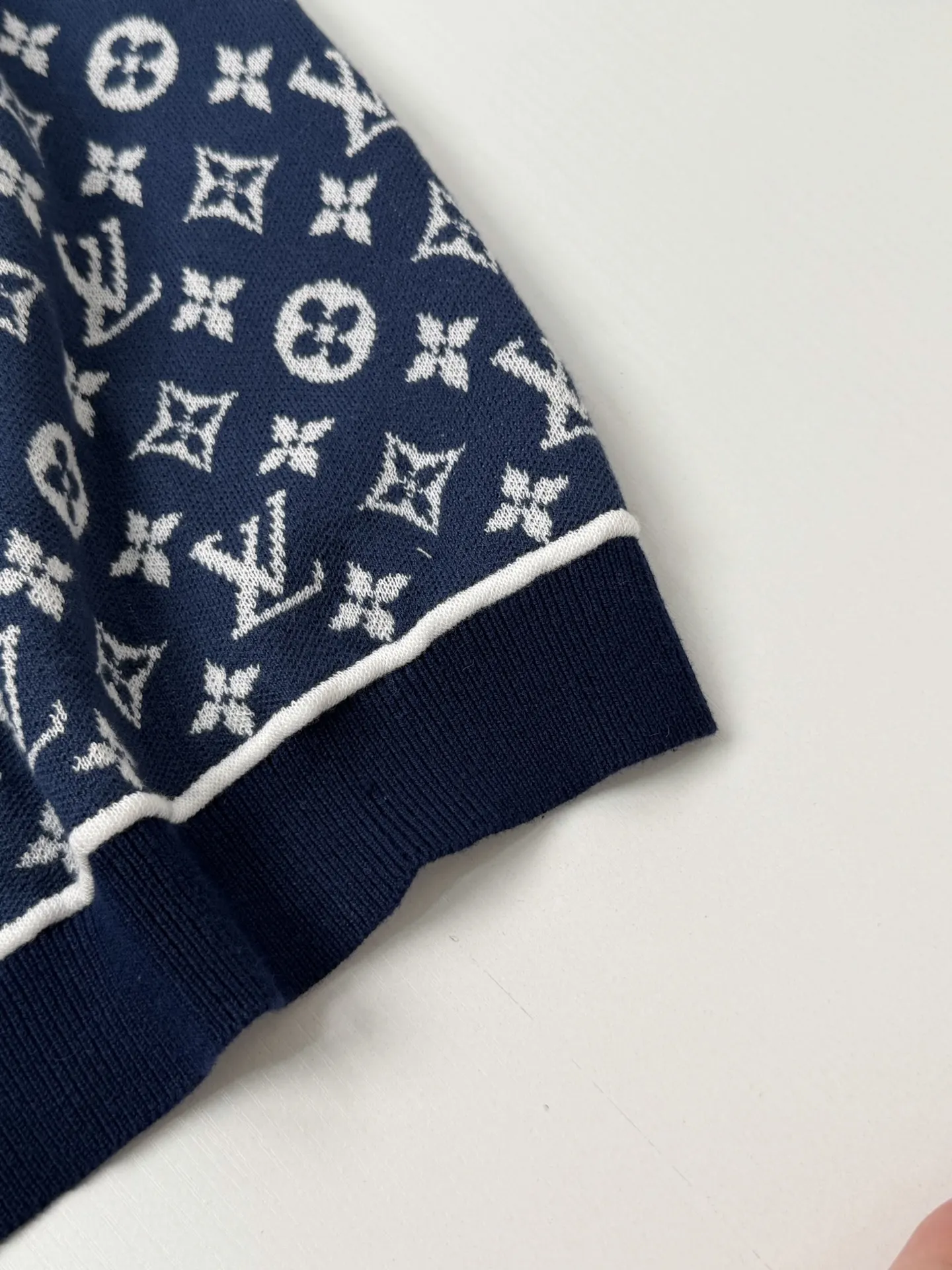 Monogram Patchwork Jacquard Knit T-Shirt D31518720 — view 8