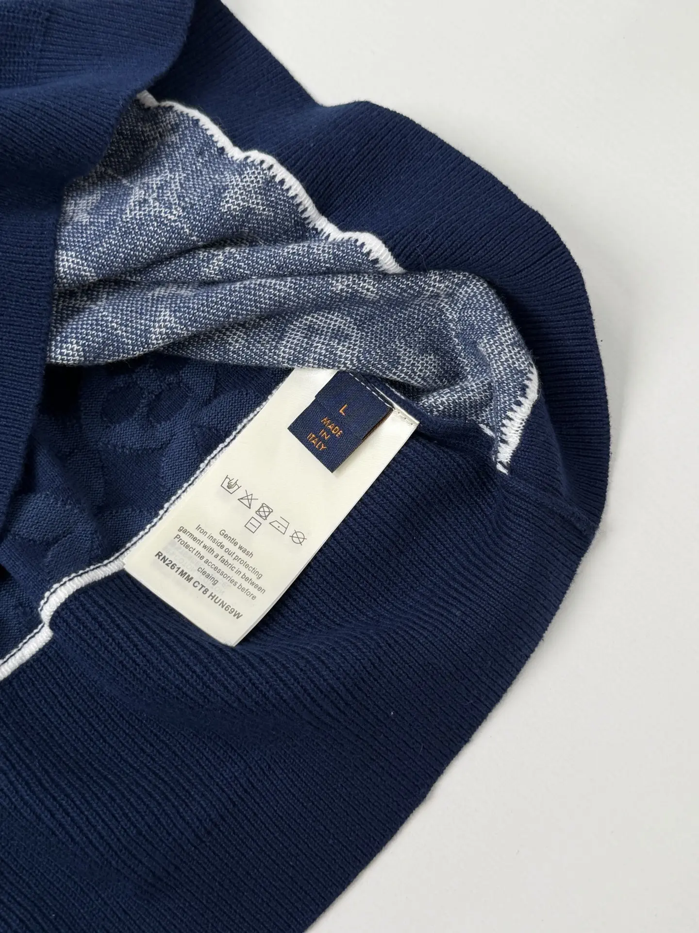 Monogram Patchwork Jacquard Knit T-Shirt D31518720 — view 9