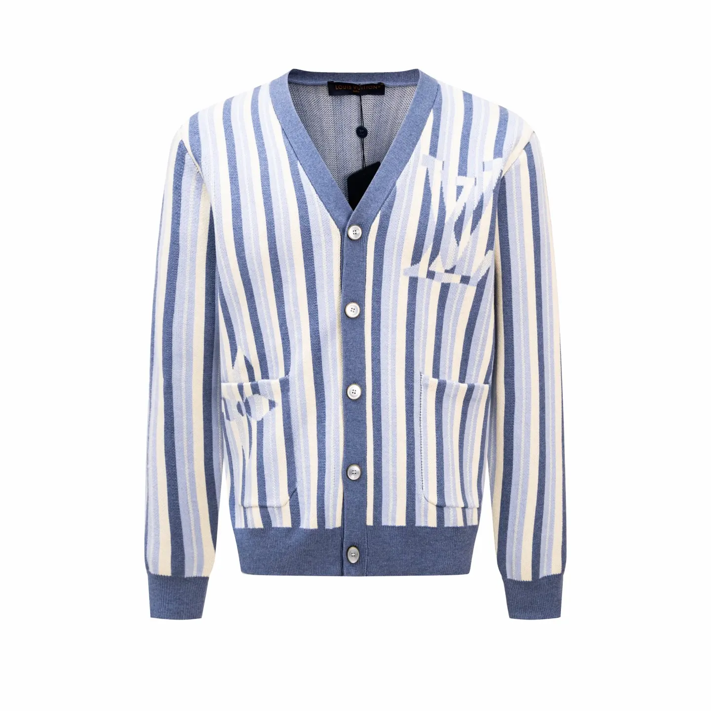 Striped Jacquard Wool-Blend Cardigan D31514194