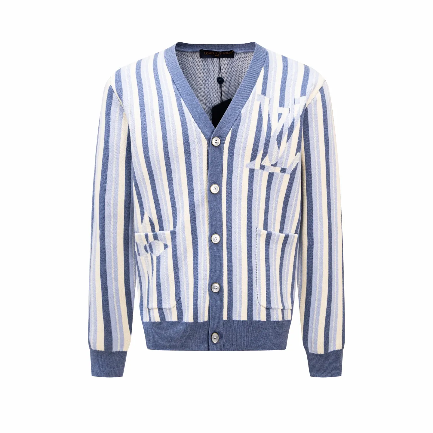Striped Jacquard Wool-Blend Cardigan D31514194