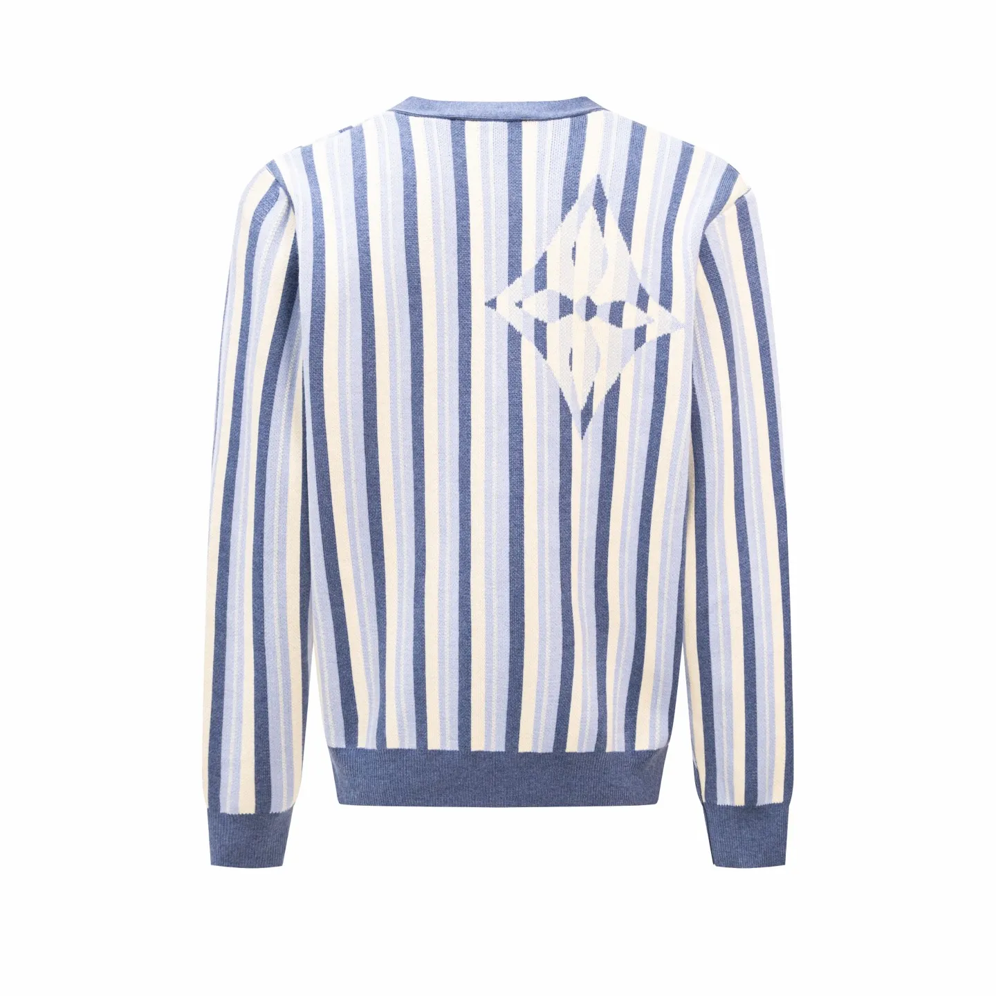 Striped Jacquard Wool-Blend Cardigan D31514194 — view 2