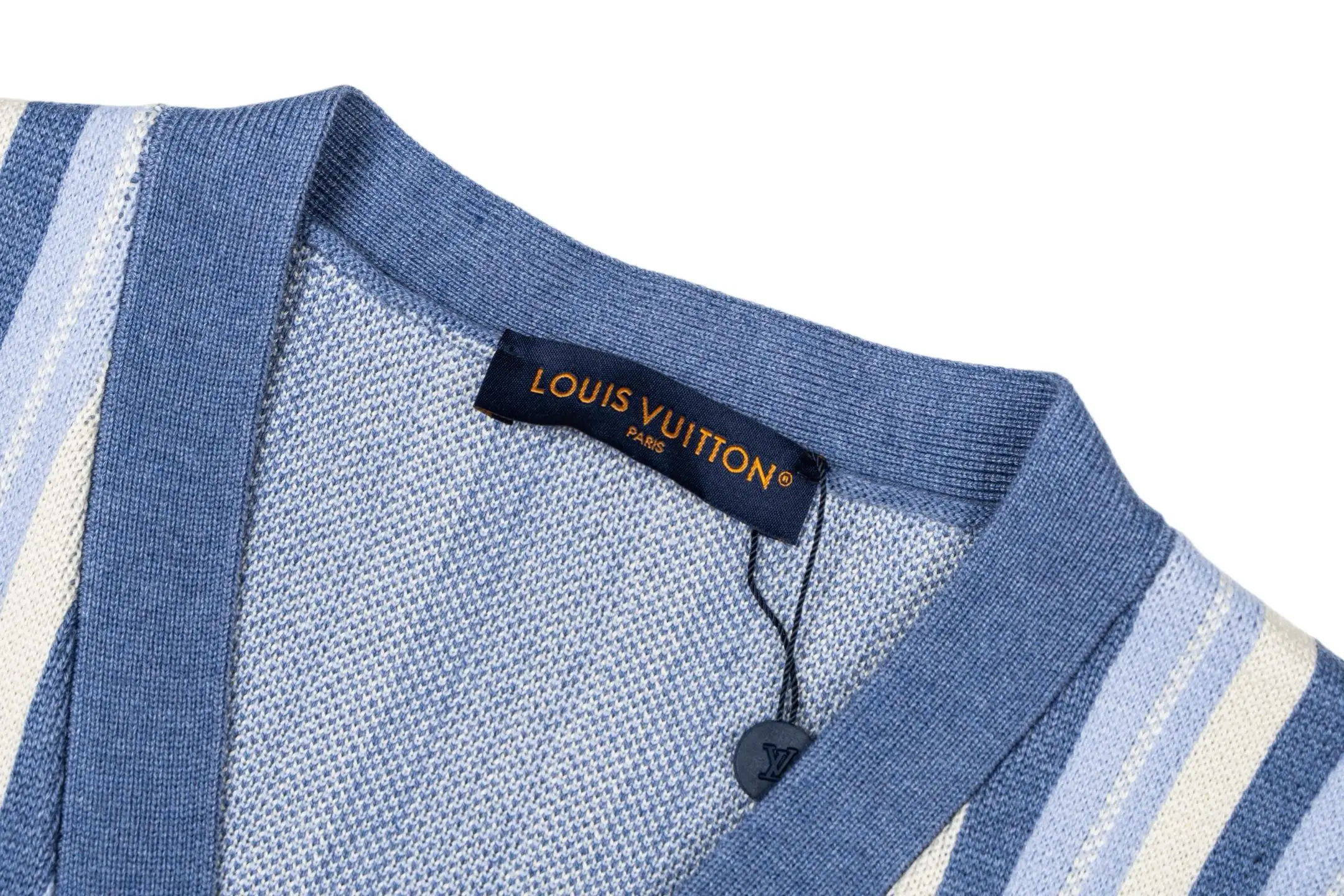 Striped Jacquard Wool-Blend Cardigan D31514194 — view 3