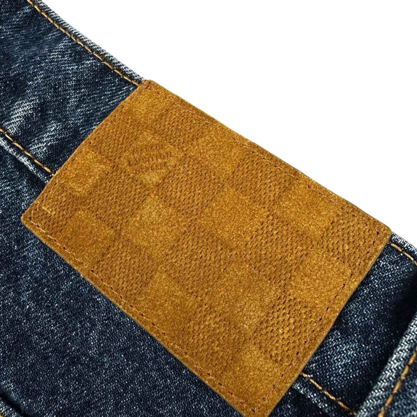 Monogram Turn-Up Cuff Straight-Leg Jeans D31522327 — view 6