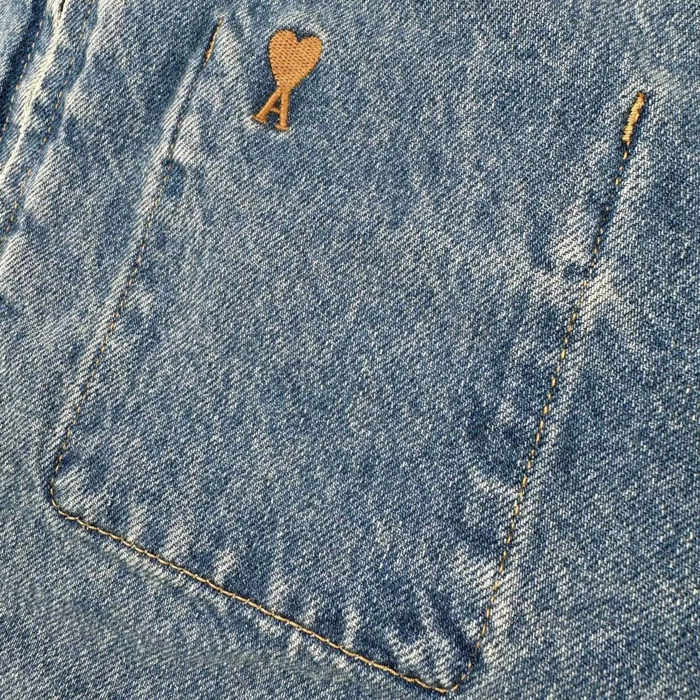 Ami de Coeur Embroidered Denim Jacket D31522514 — view 5