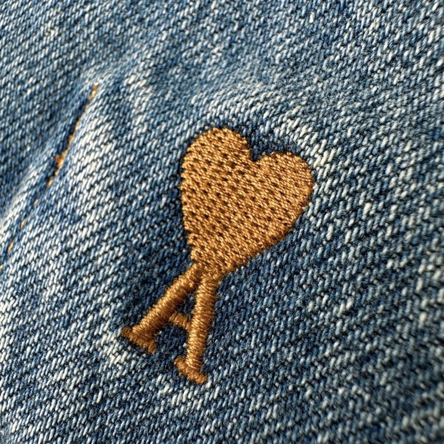 Ami de Coeur Embroidered Denim Jacket D31522514 — view 6