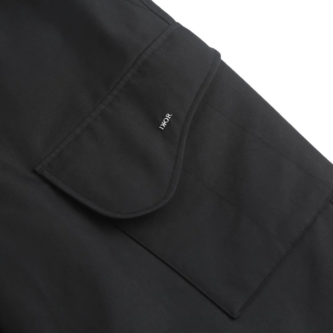 Saddle Pocket Cotton-Blend Twill Cargo Trousers D31514183 — view 9
