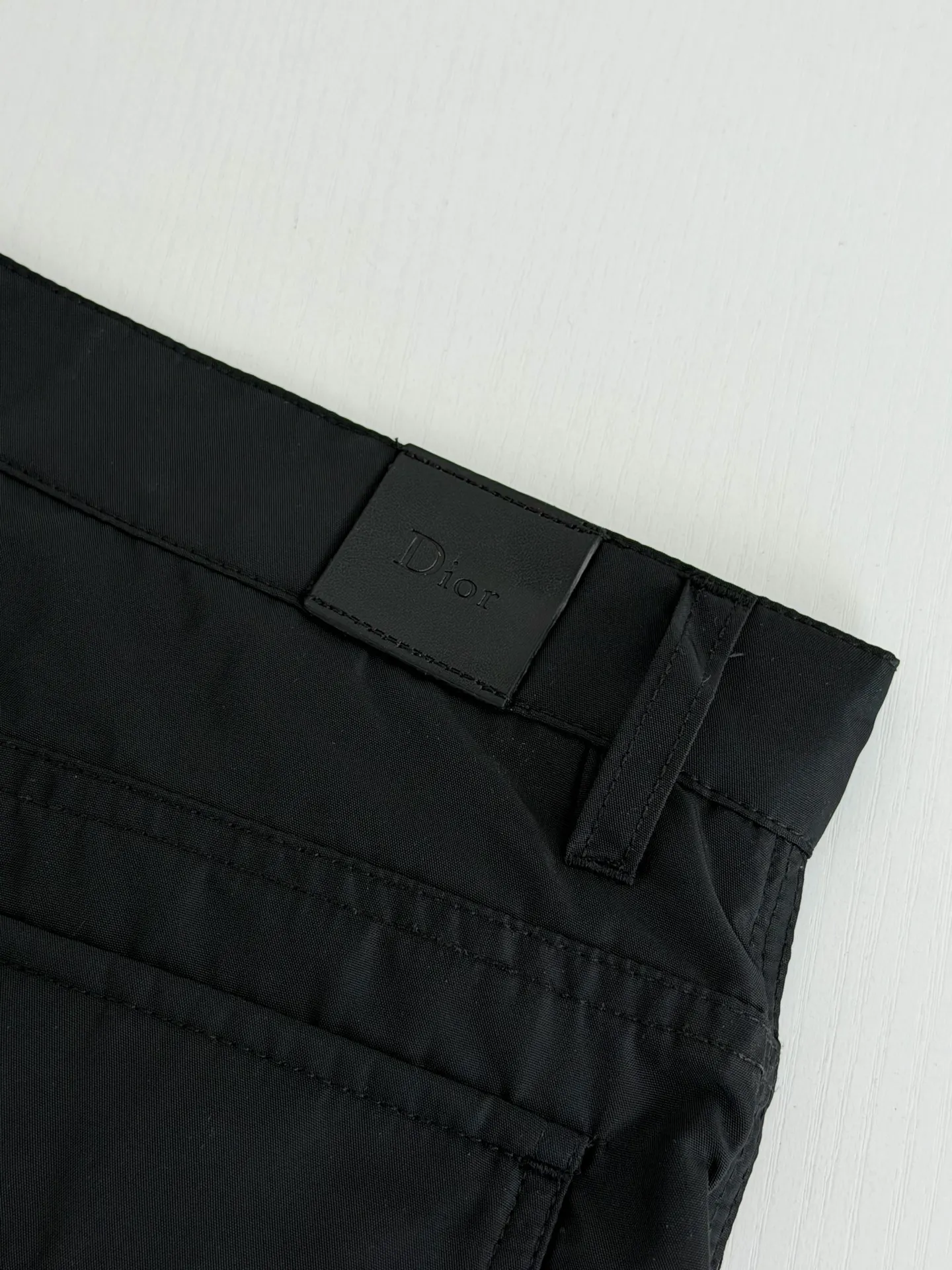 Nylon Utility Cargo Shorts with D-Ring Straps D31518731 — view 4