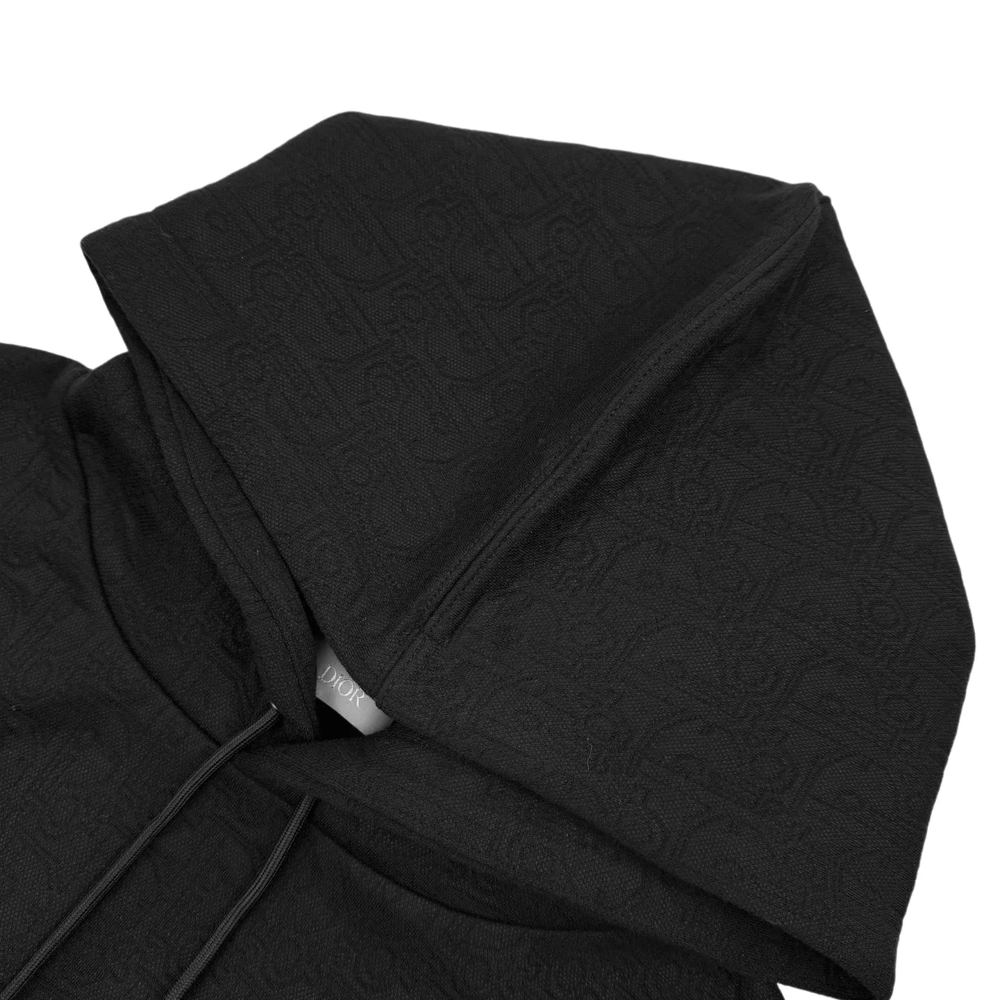 Oblique Jacquard Cotton Hoodie D31522533 — view 3