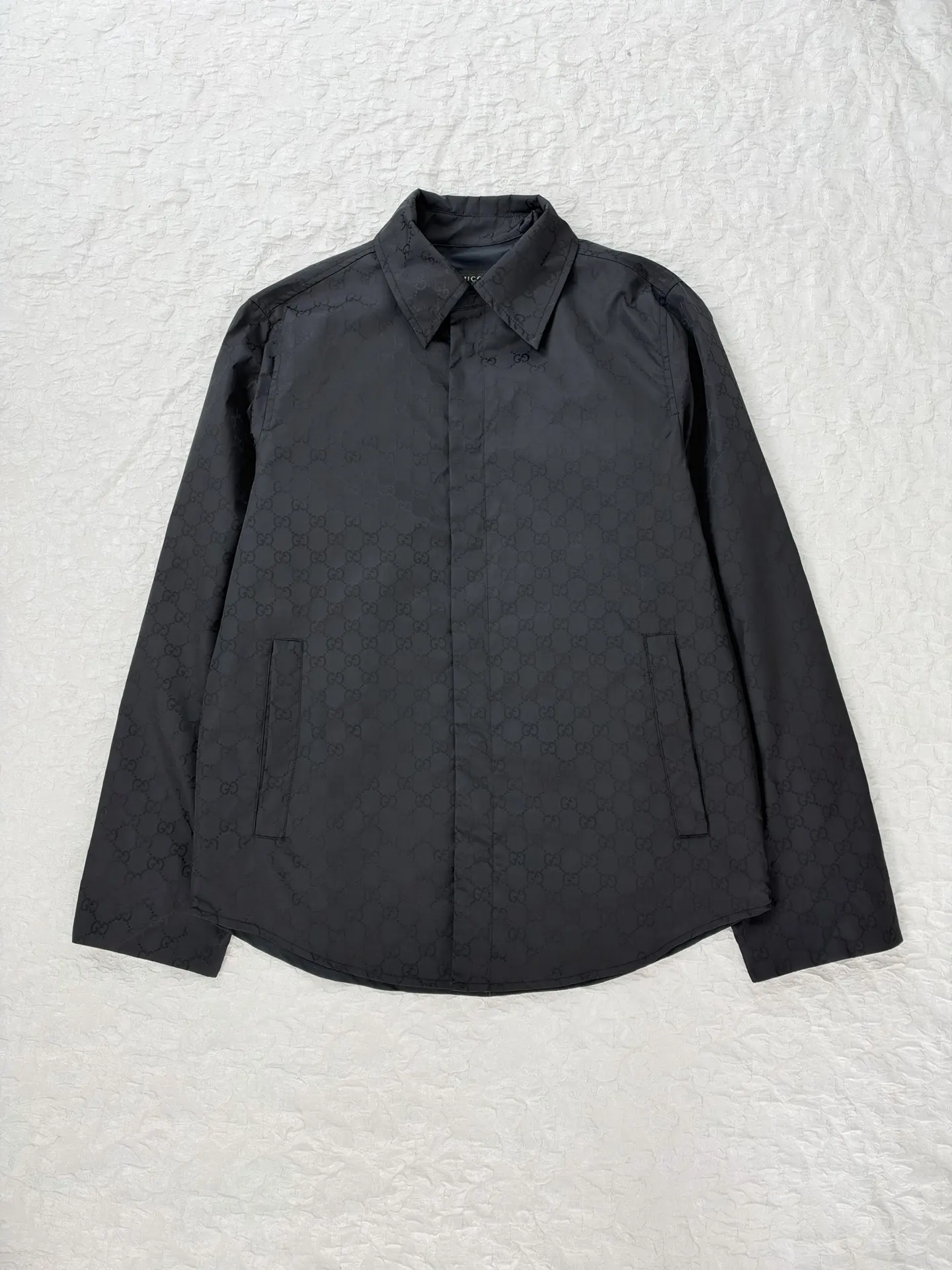 GG Jacquard Nylon Blend Overshirt D31520473 — view 3