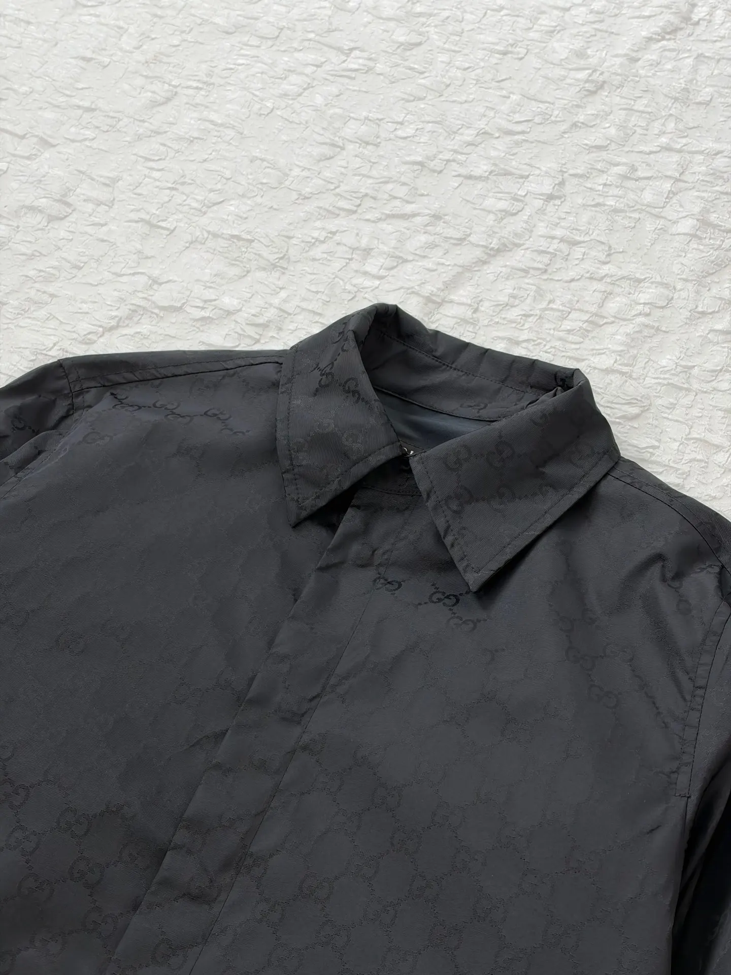 GG Jacquard Nylon Blend Overshirt D31520473 — view 5