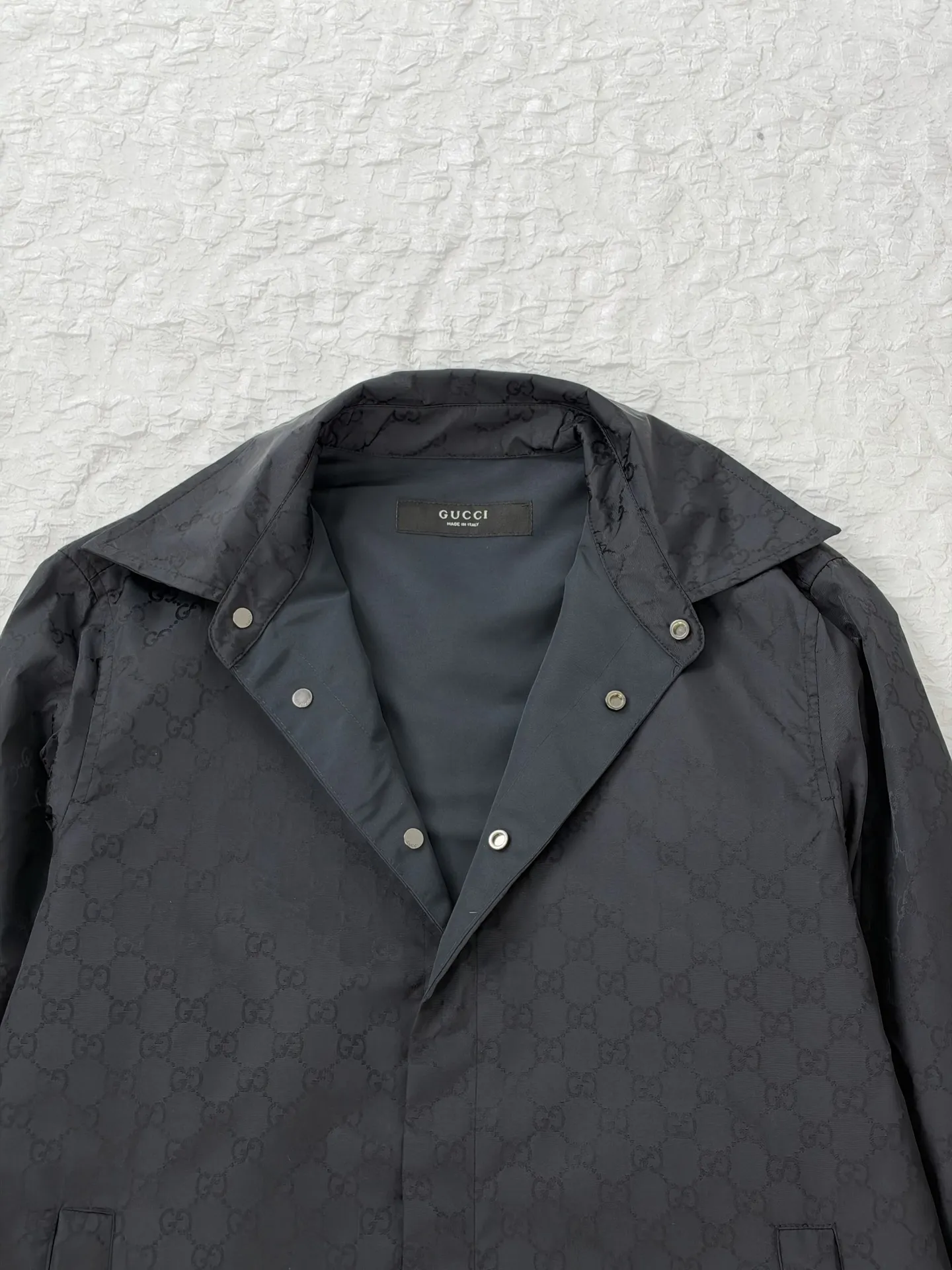 GG Jacquard Nylon Blend Overshirt D31520473 — view 6