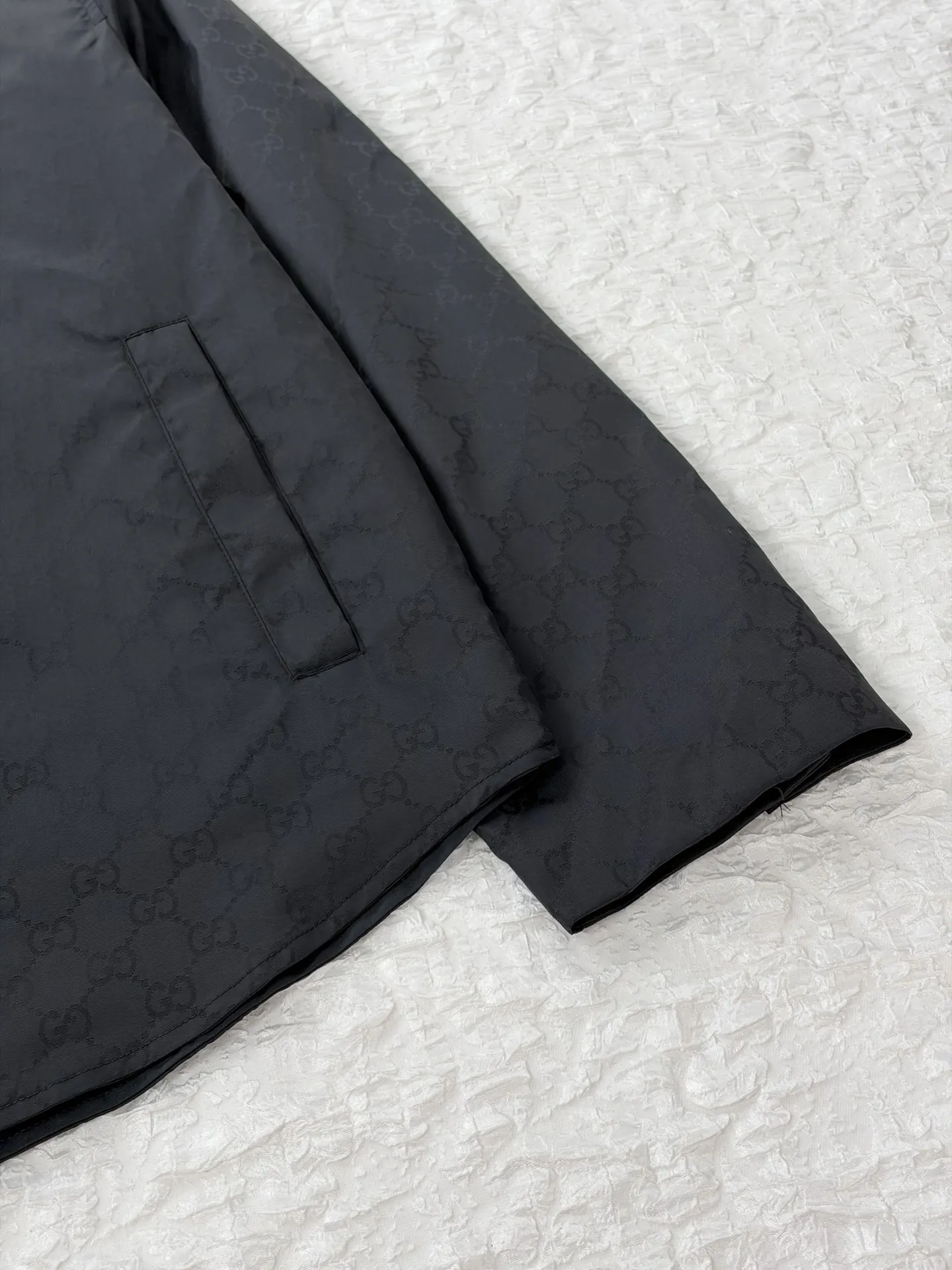 GG Jacquard Nylon Blend Overshirt D31520473 — view 7