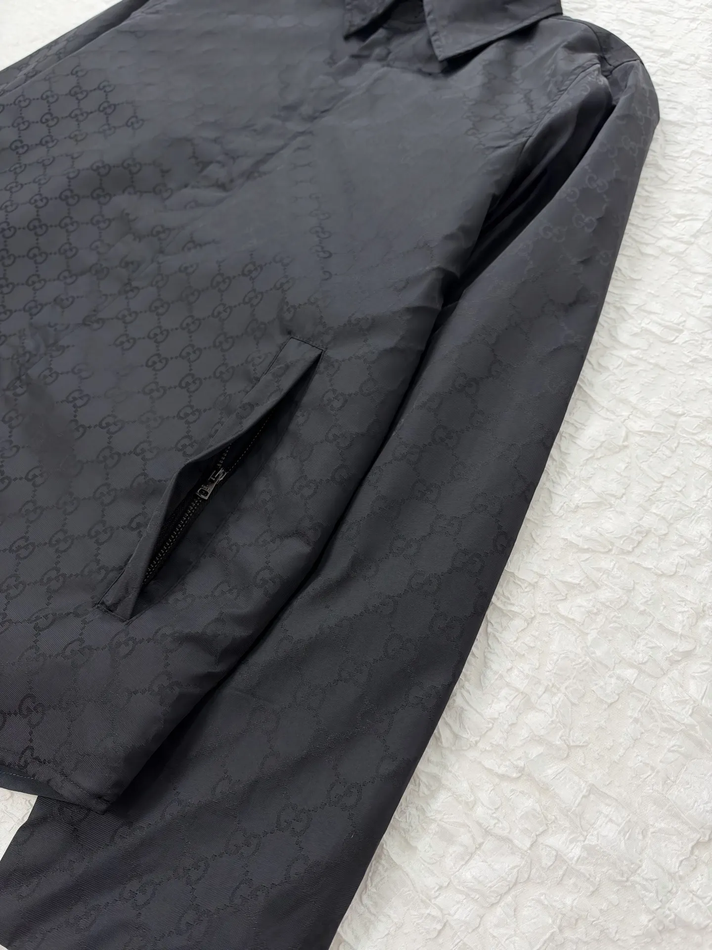 GG Jacquard Nylon Blend Overshirt D31520473 — view 8