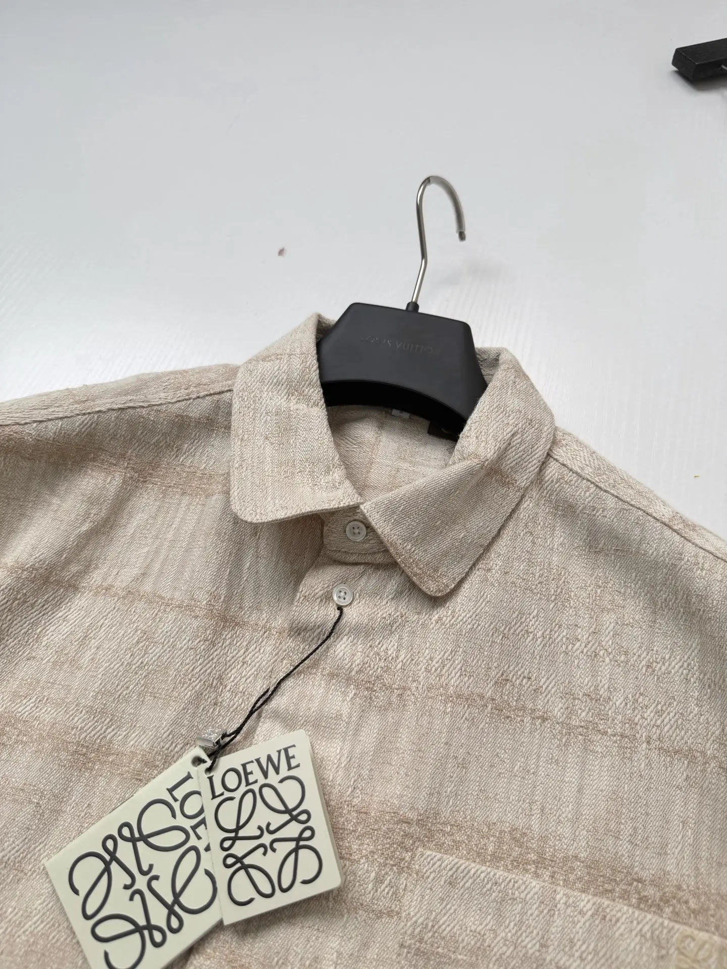 Gradient Striped Textured Blend Shirt D31518660 — view 4