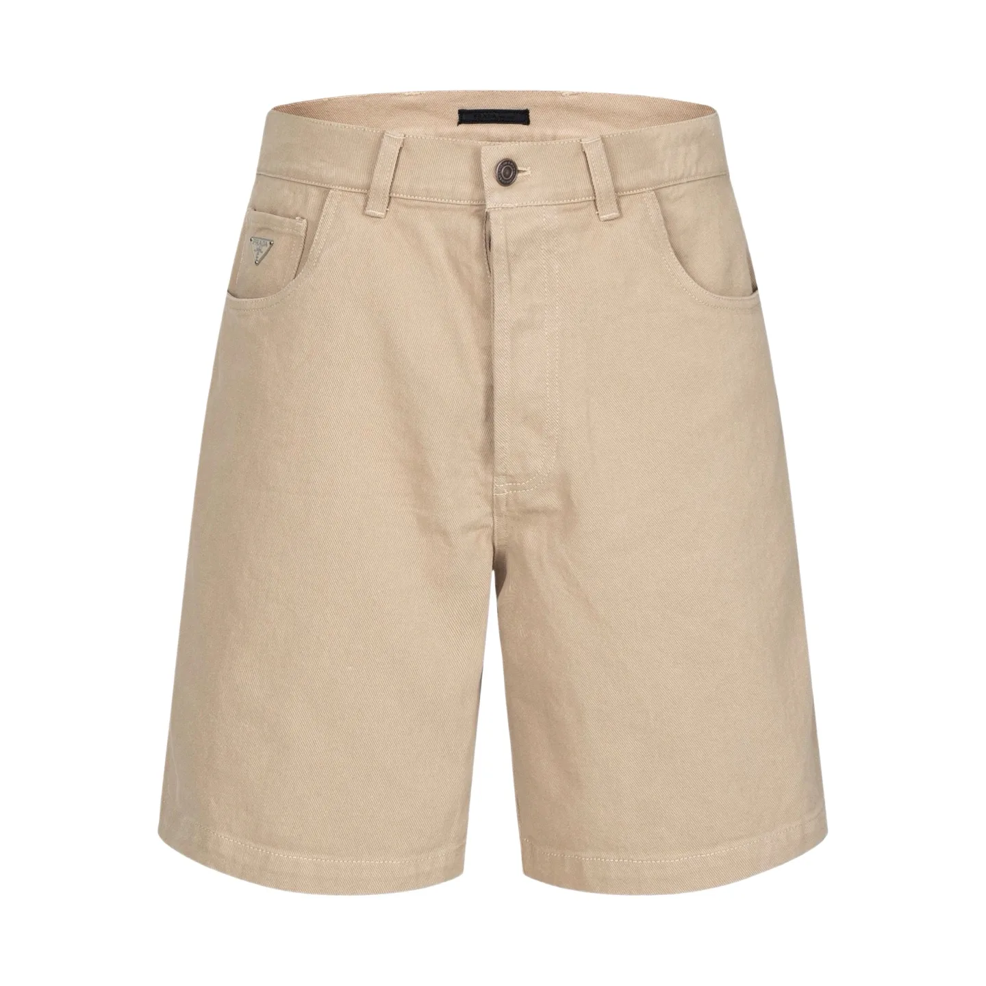 Logo-Badge Straight-Leg Denim Shorts D31522442