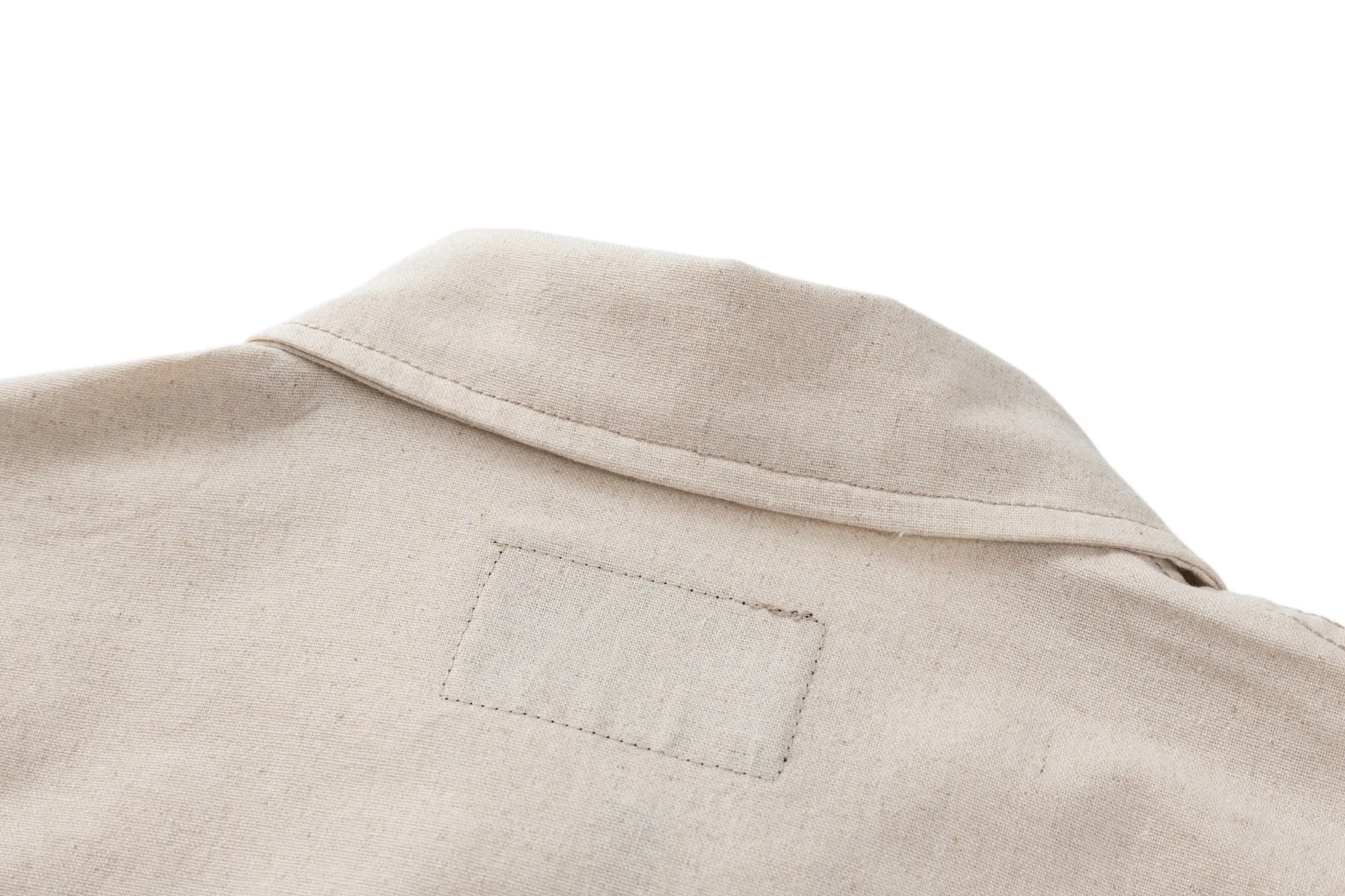 Logo-Appliquéd Chambray Cotton-Linen Jacket D31522501 — view 4
