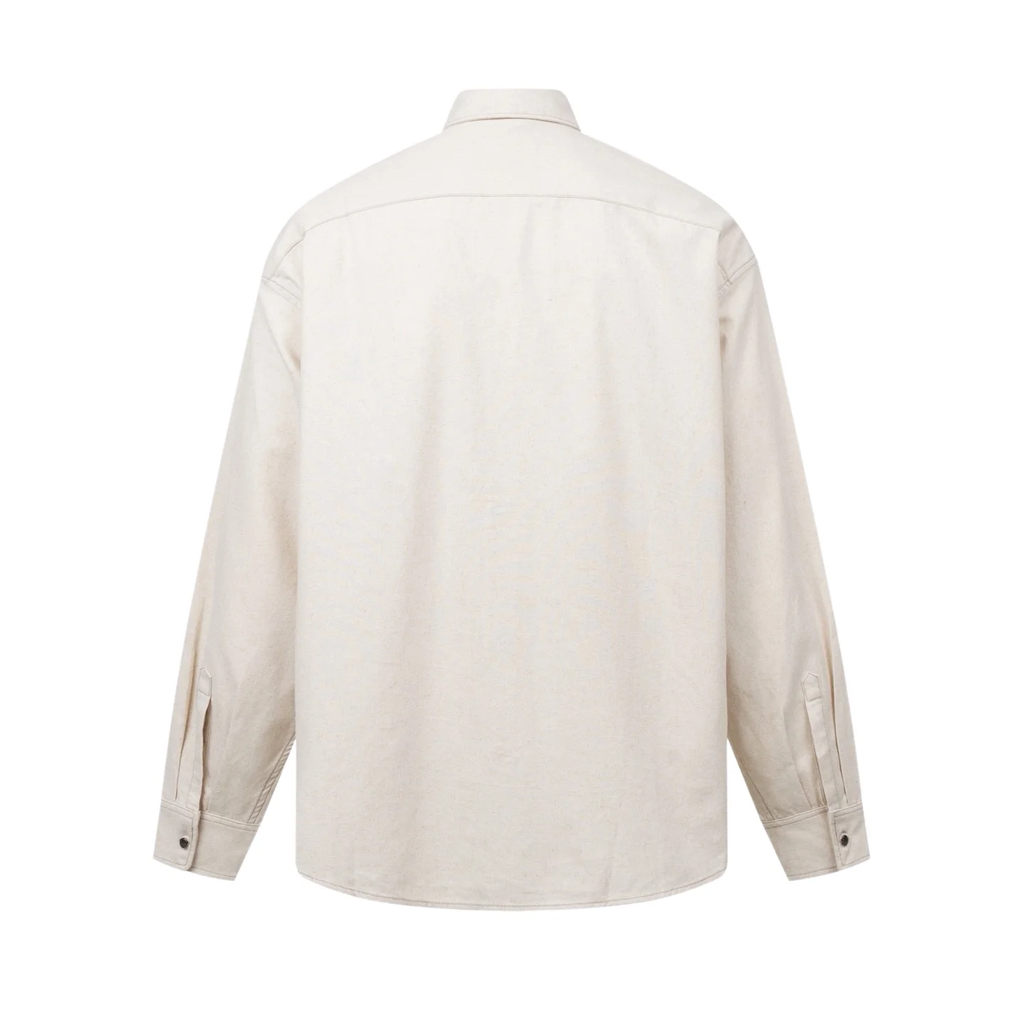 Oversized Cotton-Linen Chambray Shirt D31522500 — view 2