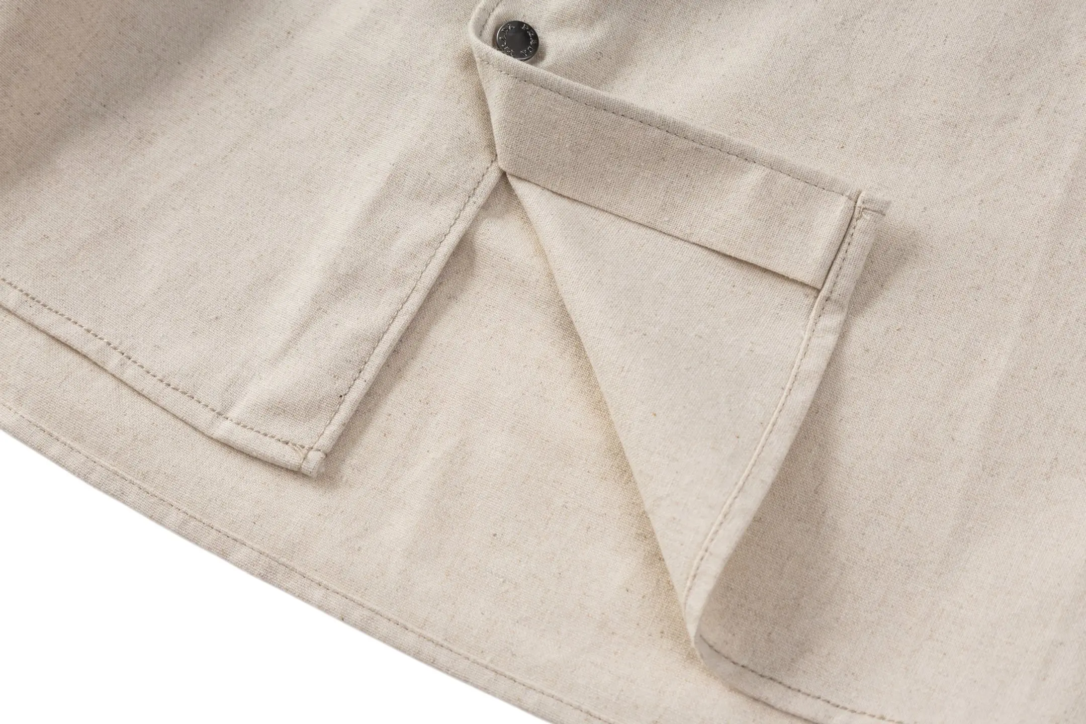 Oversized Cotton-Linen Chambray Shirt D31522500 — view 8