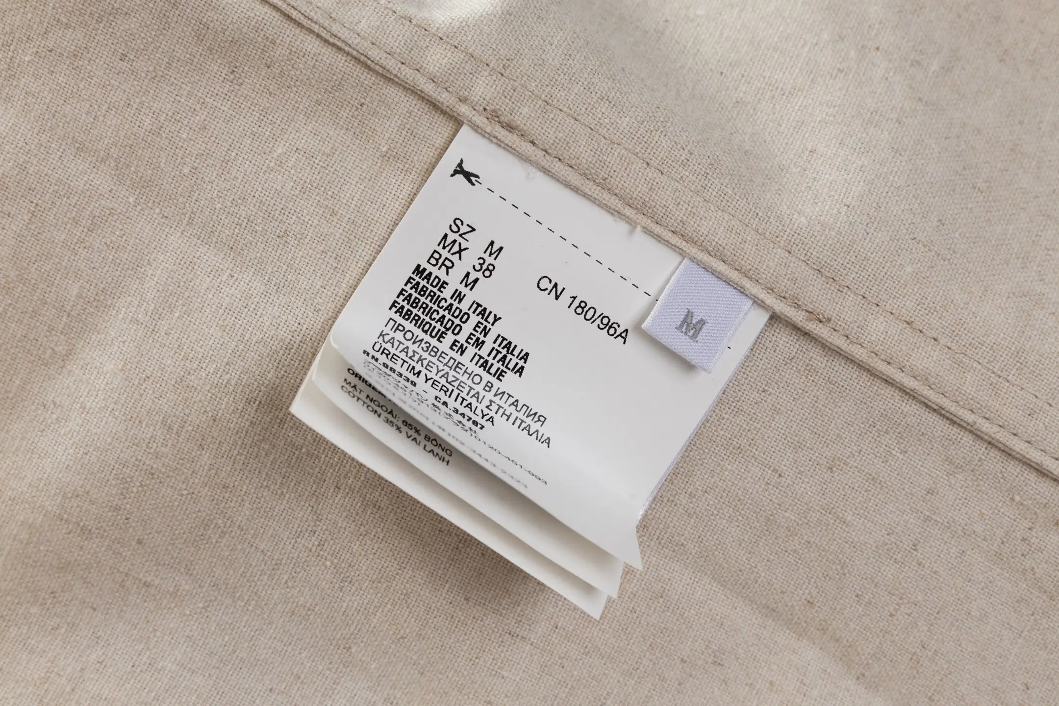 Oversized Cotton-Linen Chambray Shirt D31522500 — view 9