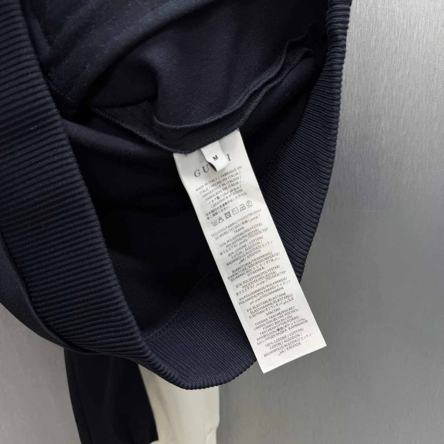 Interlocking G Bicolor Jersey Track Jacket D31514586 — view 9