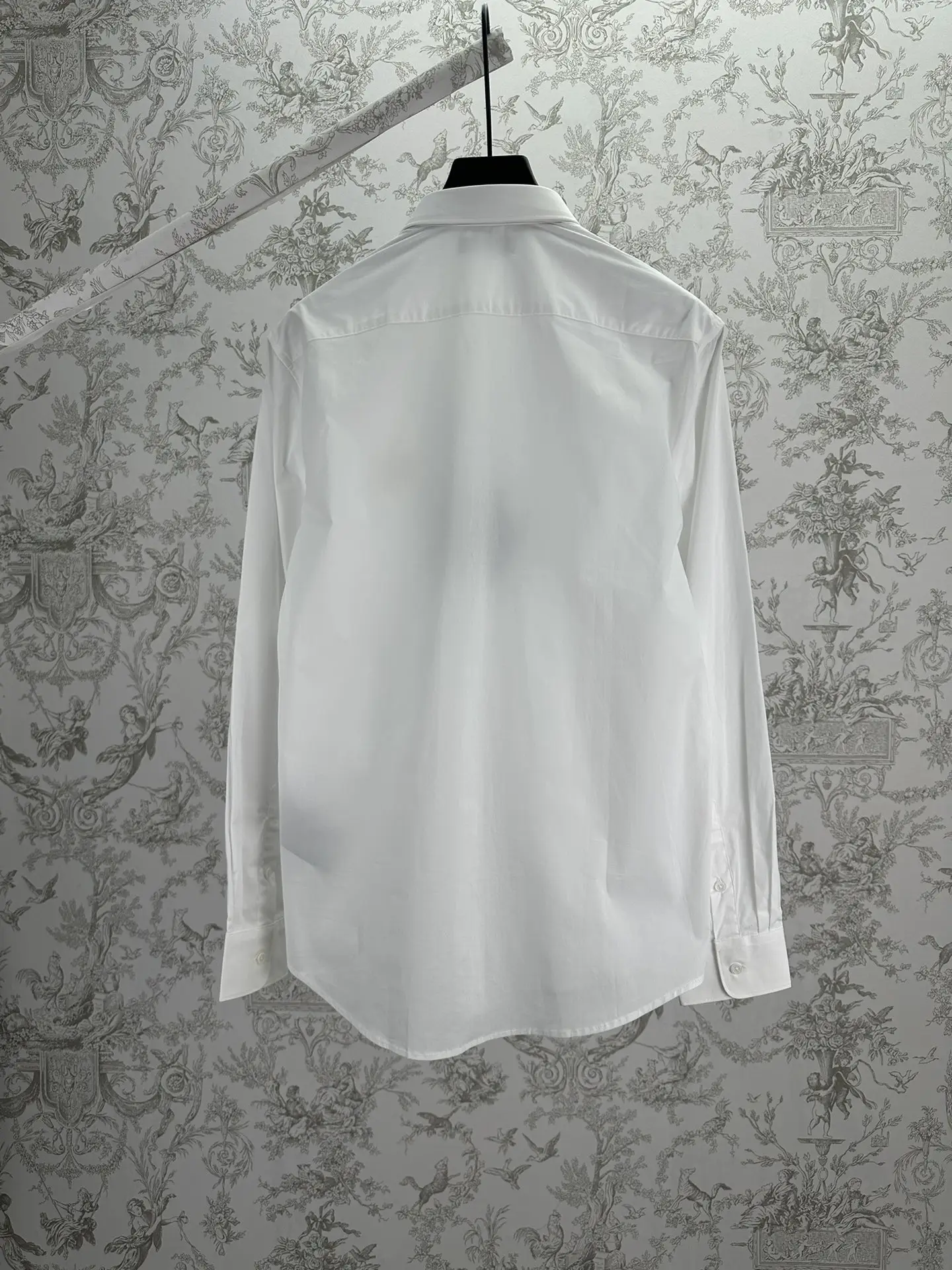 Logo-Embroidered Cotton-Poplin Shirt D32014374 — view 2