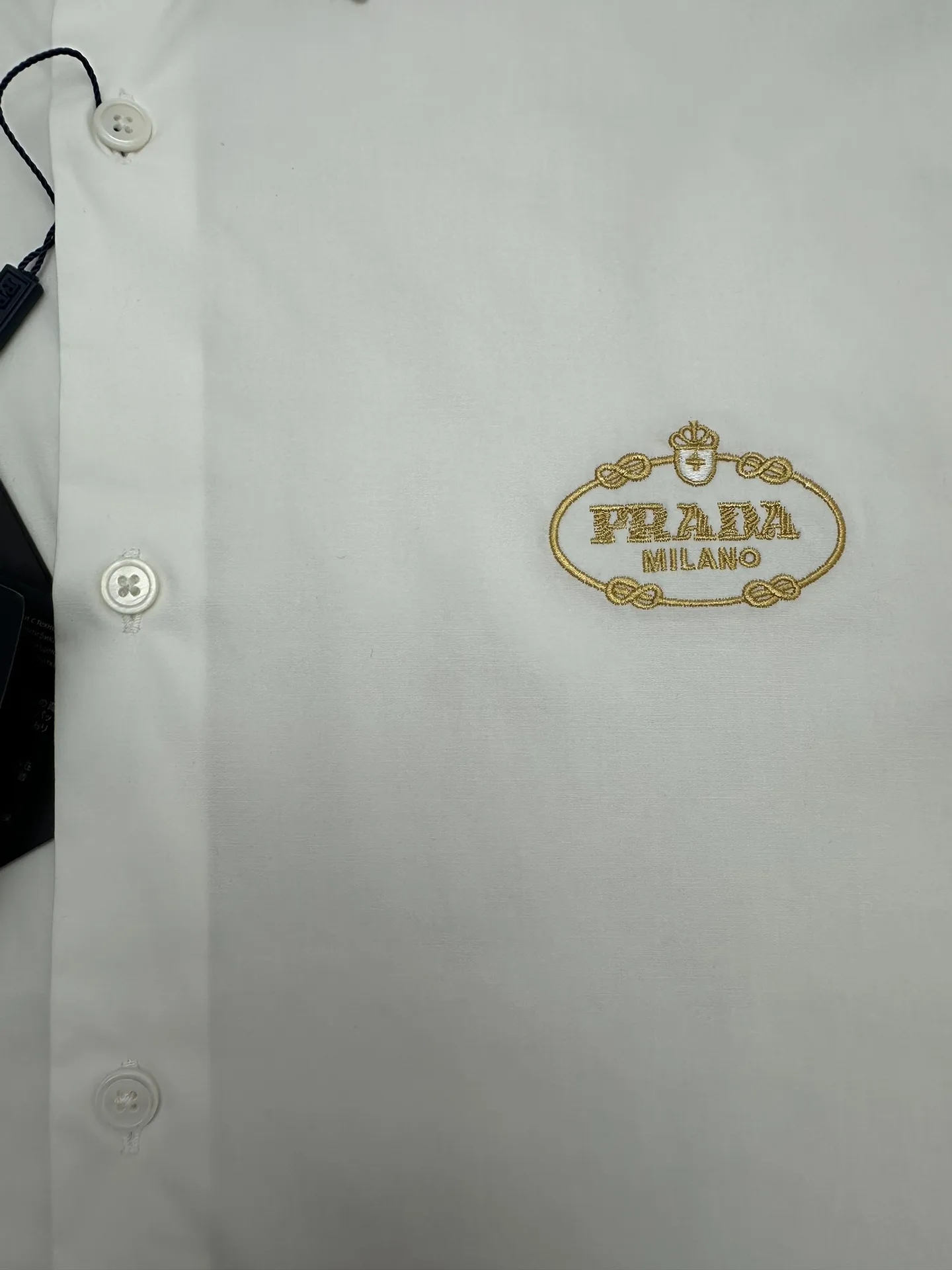 Logo-Embroidered Cotton-Poplin Shirt D32014374 — view 3