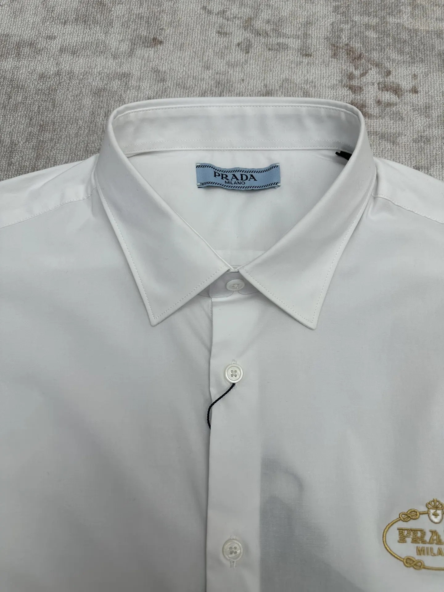 Logo-Embroidered Cotton-Poplin Shirt D32014374 — view 4
