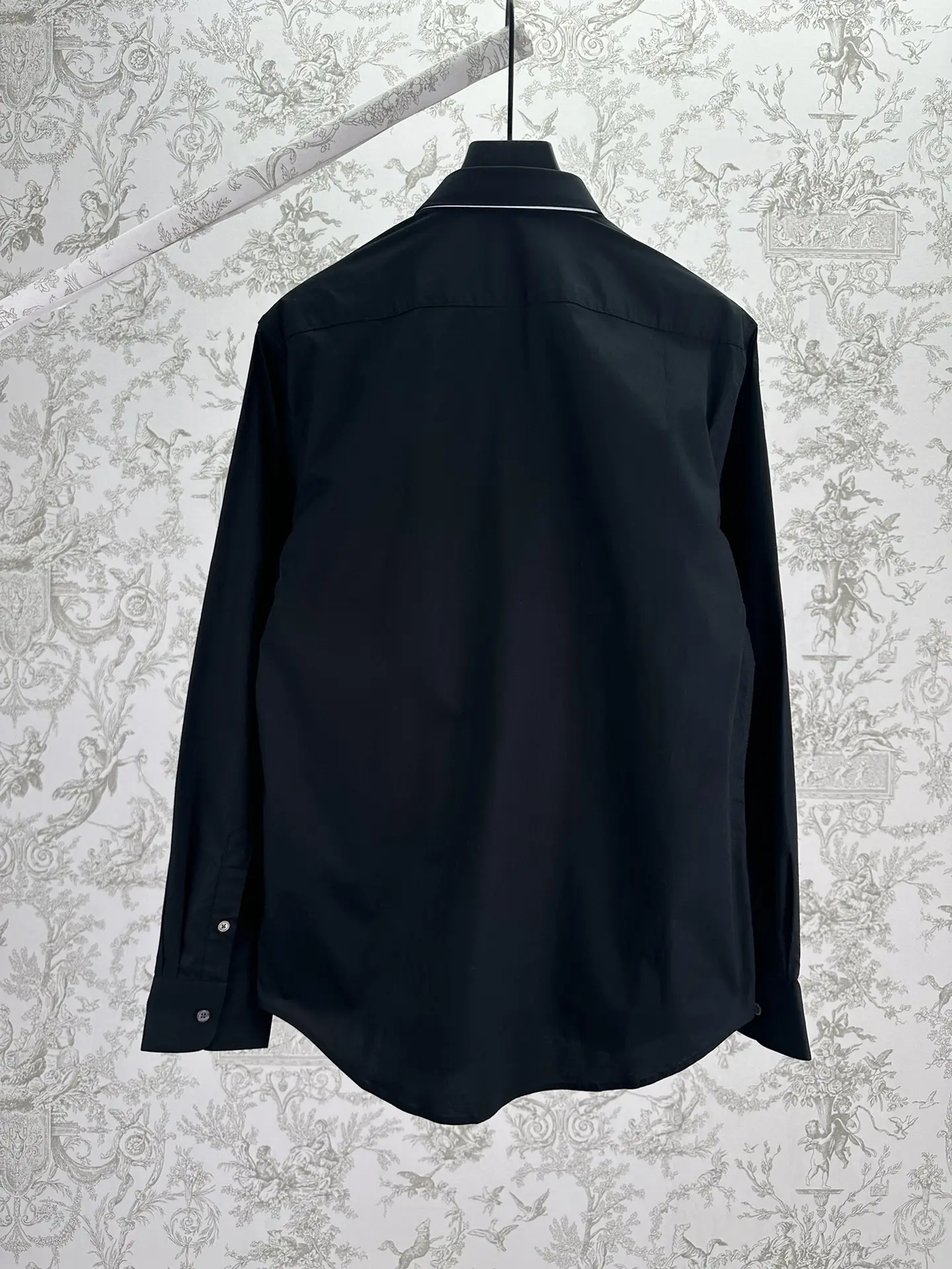 Logo-Embroidered Cotton-Poplin Shirt D32014375 — view 2