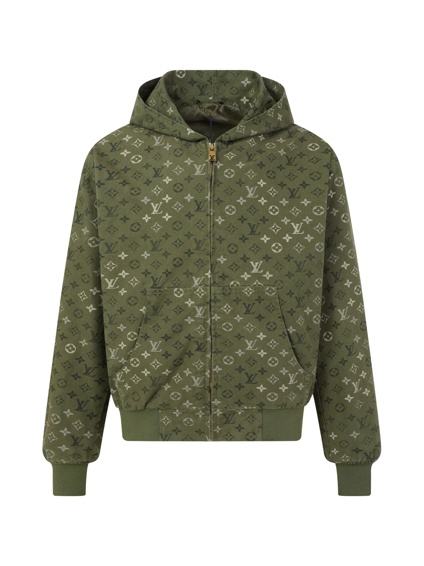 Monogram Camouflage Hooded Zip-Up Jacket D32024914