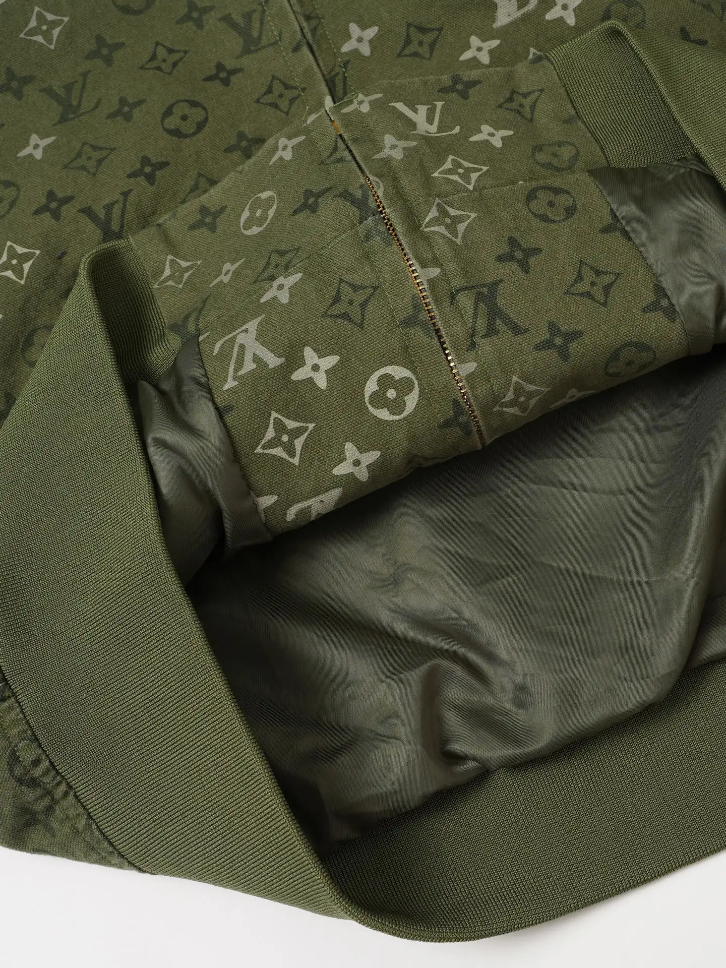 Monogram Camouflage Hooded Zip-Up Jacket D32024914 — view 4