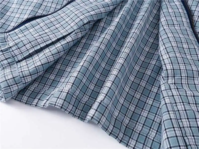 Checked Hooded Windbreaker Jacket D32019176 — view 8
