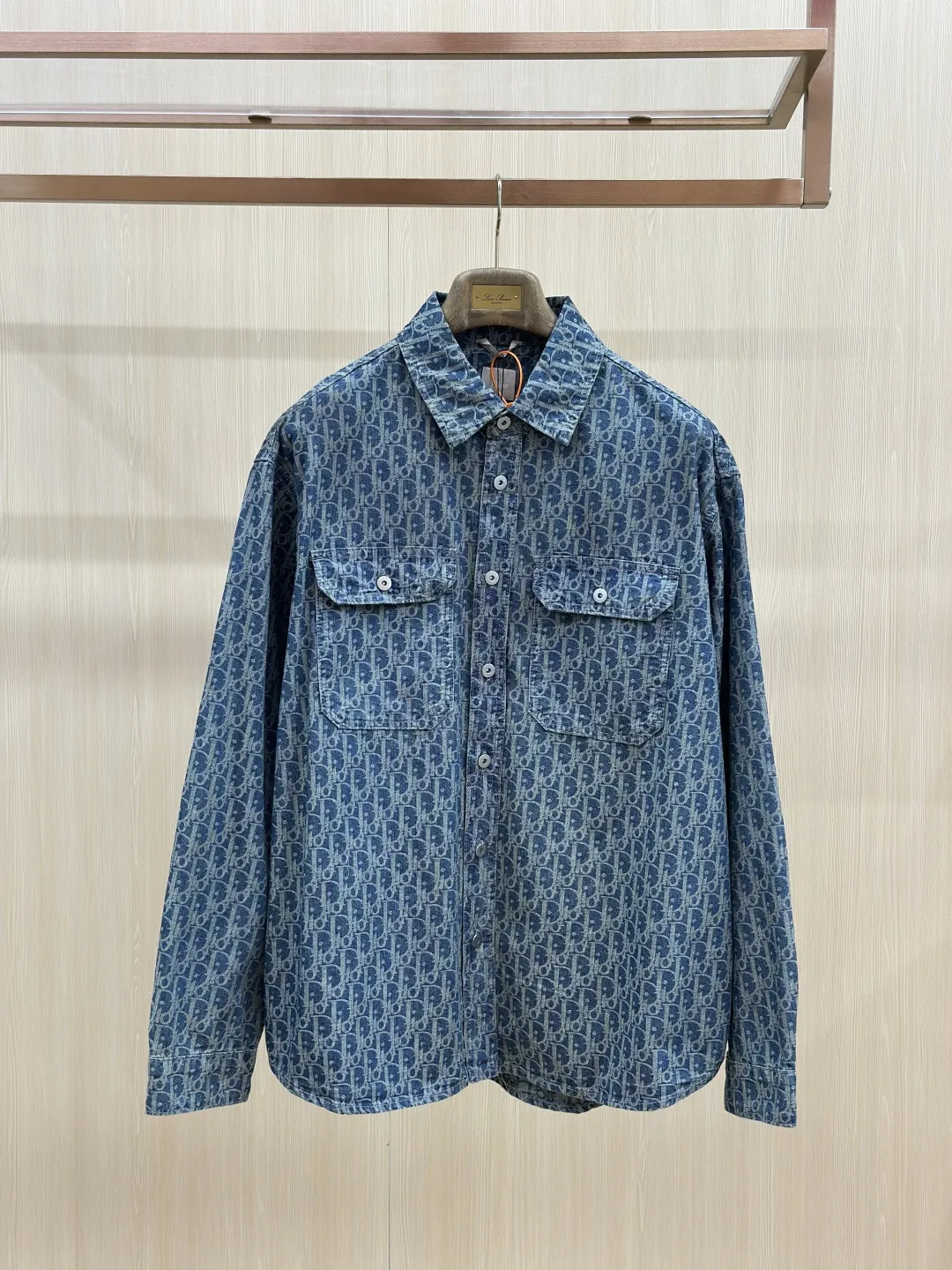Oblique Monogram Denim Overshirt Jacket D32020442 — view 2