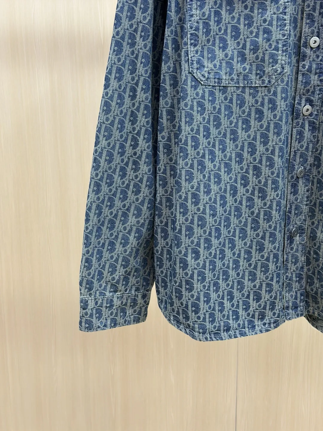 Oblique Monogram Denim Overshirt Jacket D32020442 — view 6