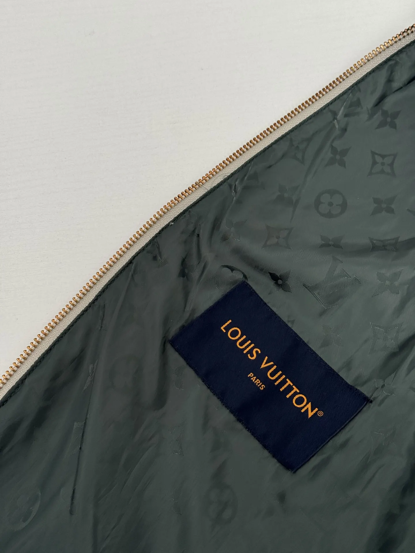 Leather-Panelled Color-Block Bomber Jacket D32518676 — view 9