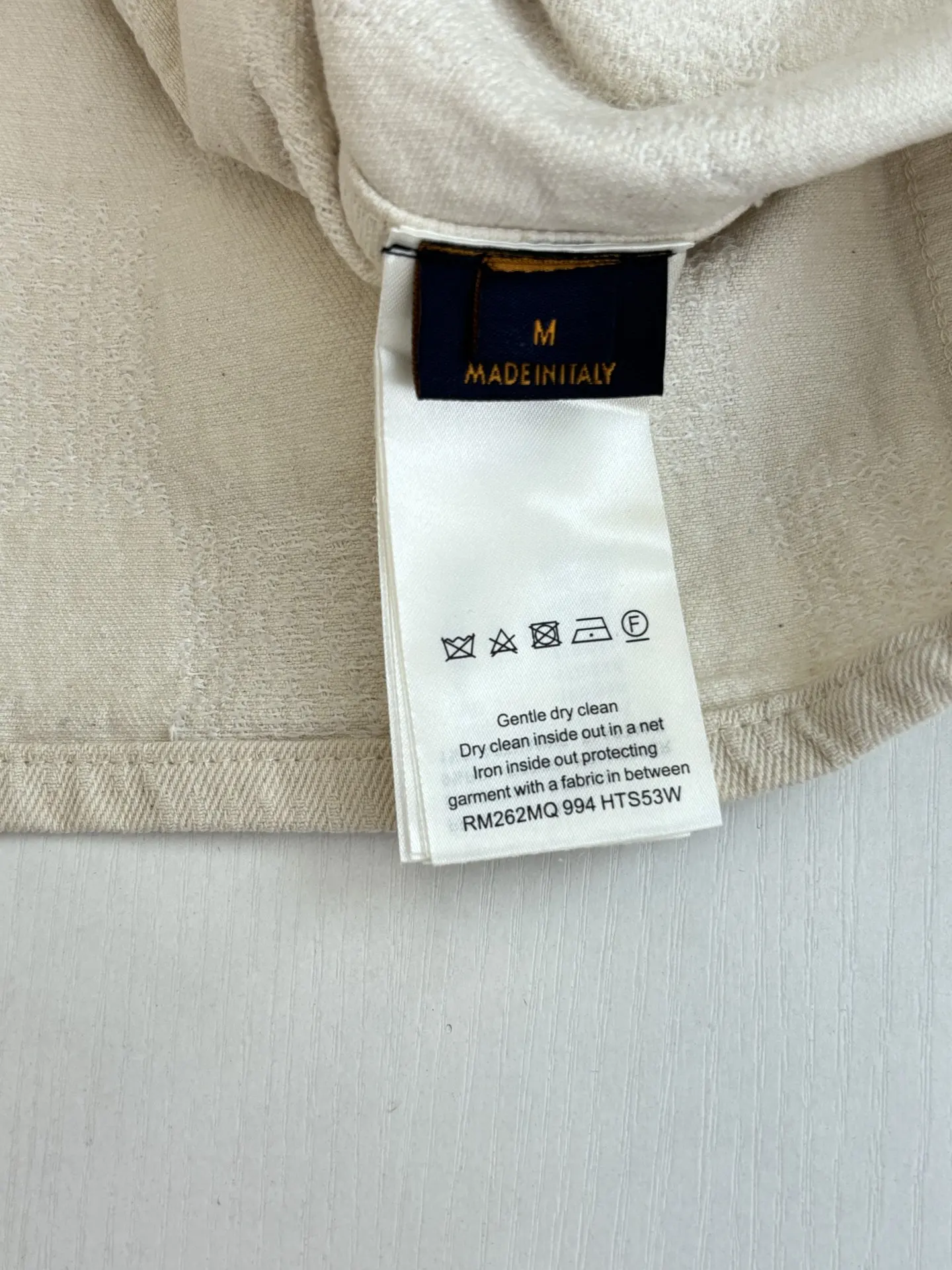 Damier Jacquard Denim Short-Sleeve Shirt D32518620 — view 10
