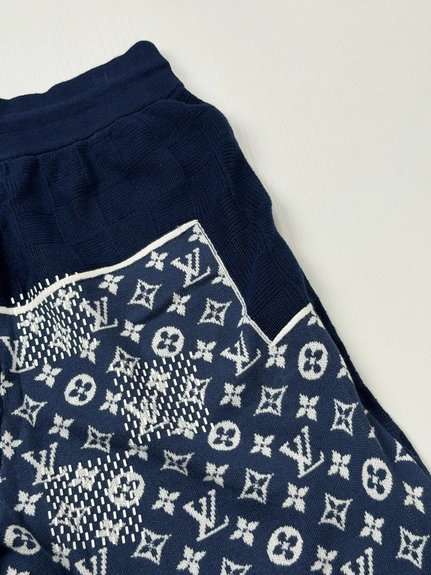 Monogram Patchwork Jacquard Knit Shorts D32518721 — view 9
