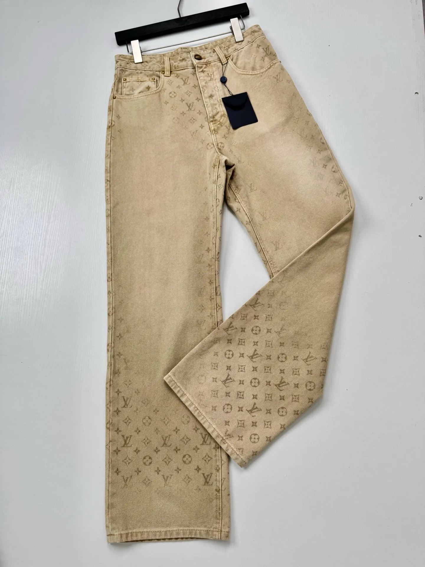 Monogram Gradient Straight-Leg Jeans D32518751 — view 3