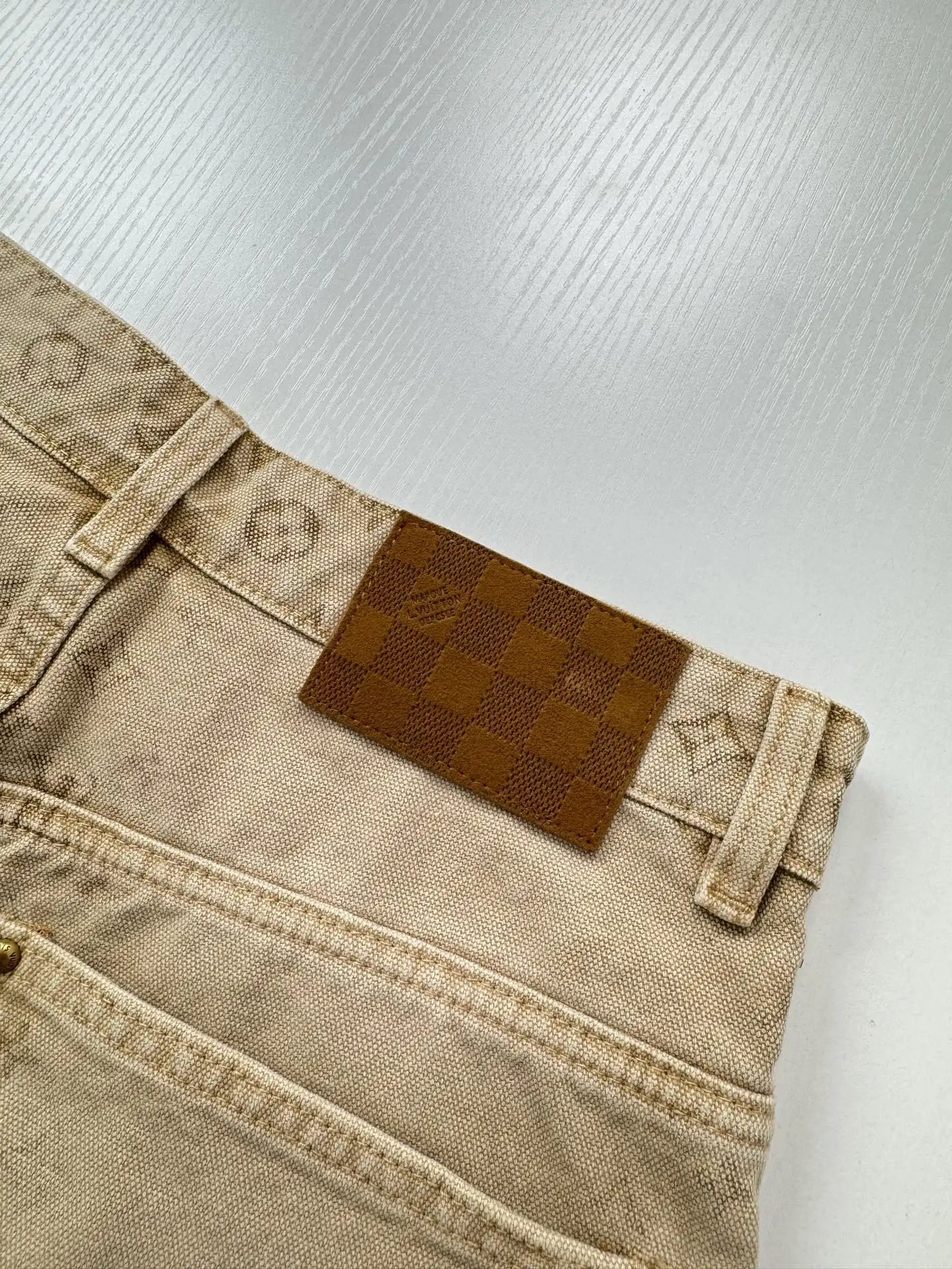 Monogram Gradient Straight-Leg Jeans D32518751 — view 8