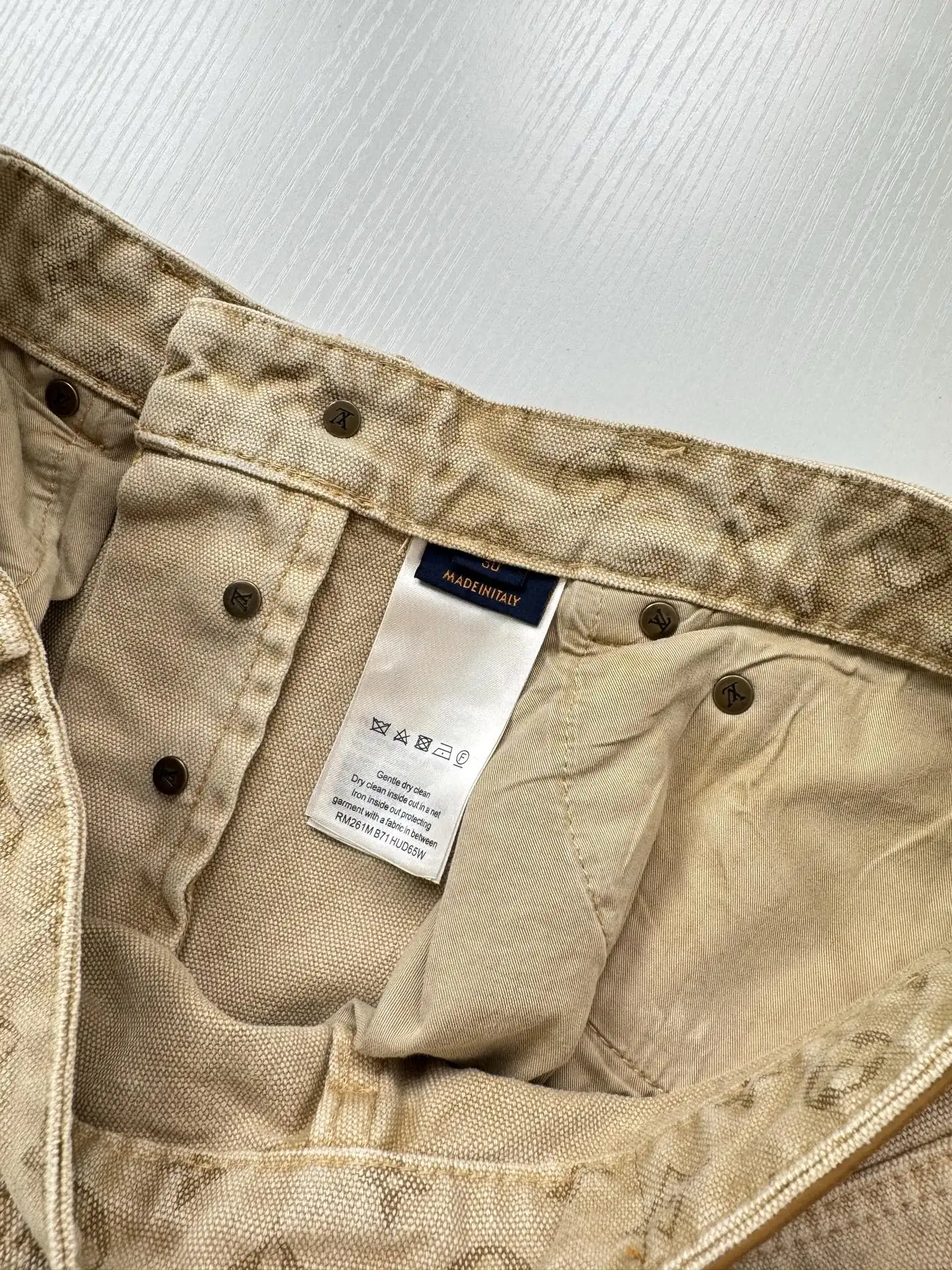 Monogram Gradient Straight-Leg Jeans D32518751 — view 11