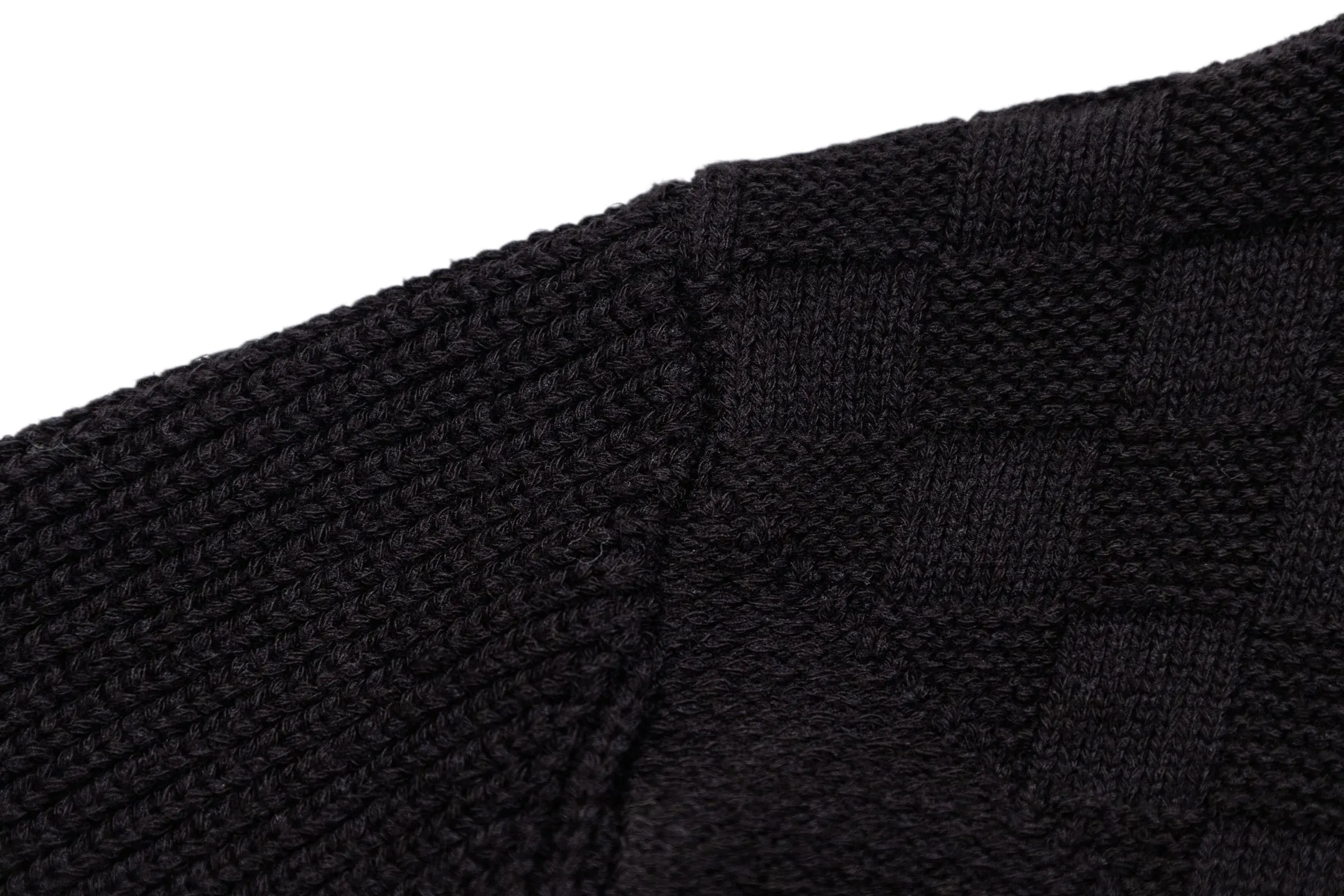 Damier Intarsia Half-Zip Cable-Knit Sweater D32518781 — view 5