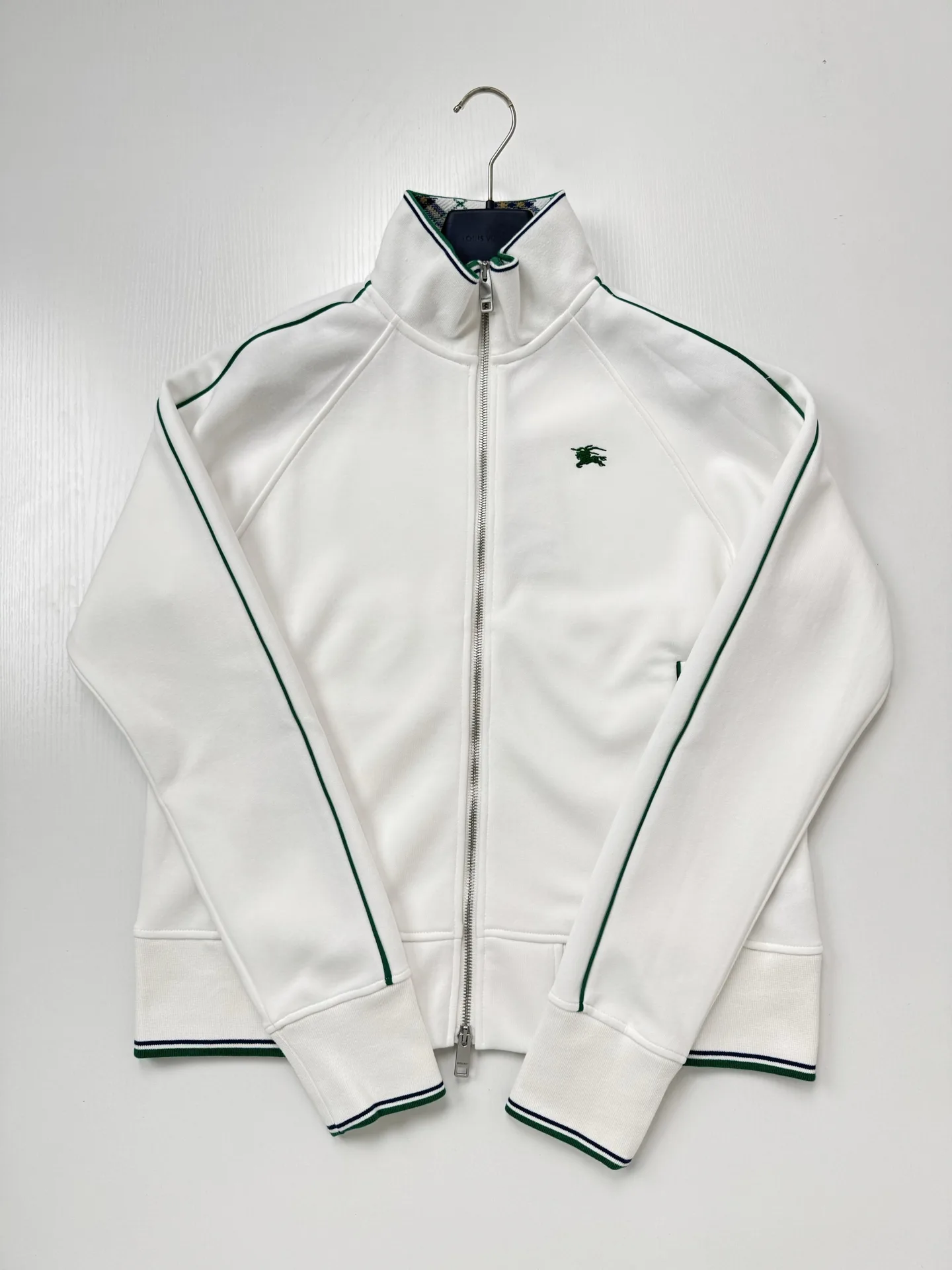 Logo-Embroidered Striped Zip-Up Track Jacket D32518739 — view 3